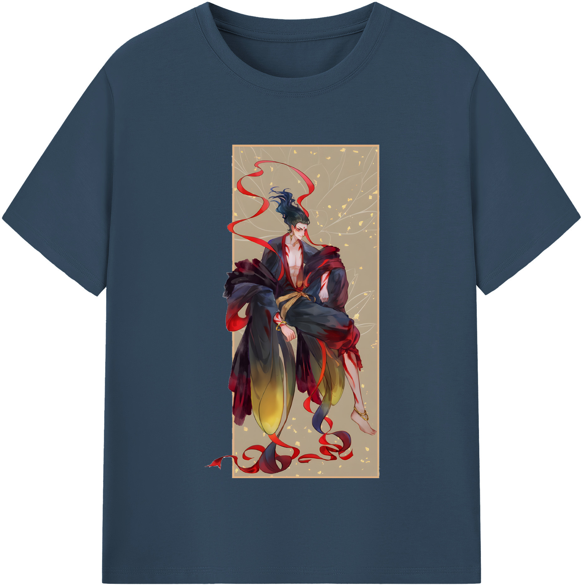 （画像用） Ne Zha 2 ナタ 魔童の大暴れ レディースカジュアルプリントTシャツ（綿100％）