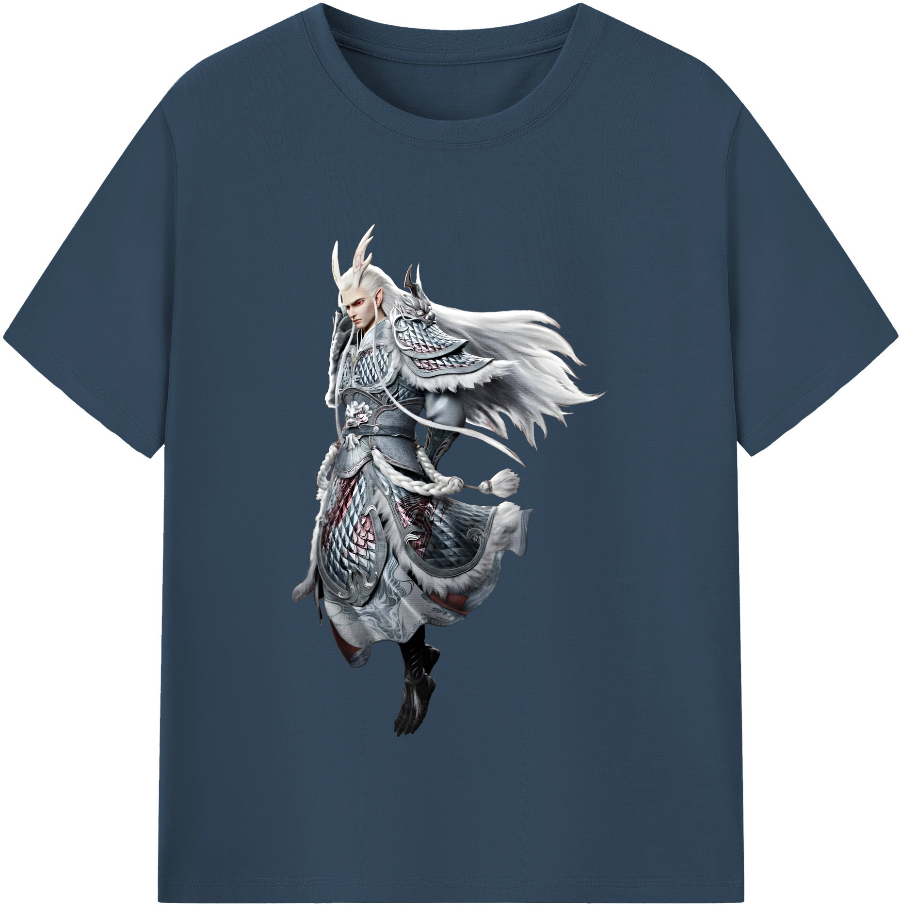 （画像用） Ne Zha 2 ナタ 魔童の大暴れ レディースカジュアルプリントTシャツ（綿100％）