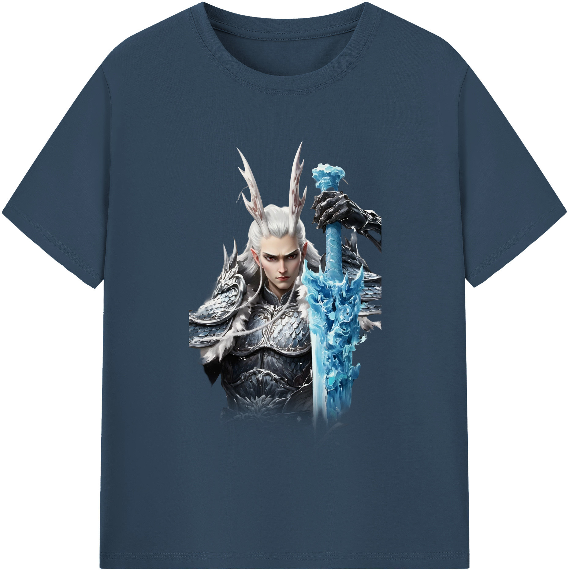 （画像用） Ne Zha 2 ナタ 魔童の大暴れ レディースカジュアルプリントTシャツ（綿100％）
