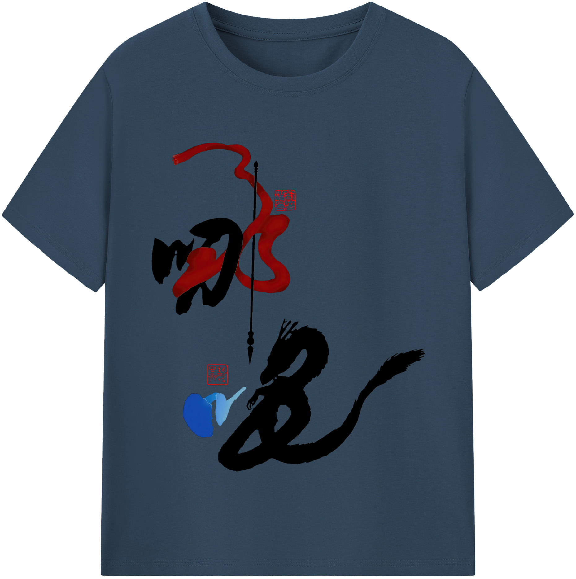 （画像用） Ne Zha 2 ナタ 魔童の大暴れ レディースカジュアルプリントTシャツ（綿100％）