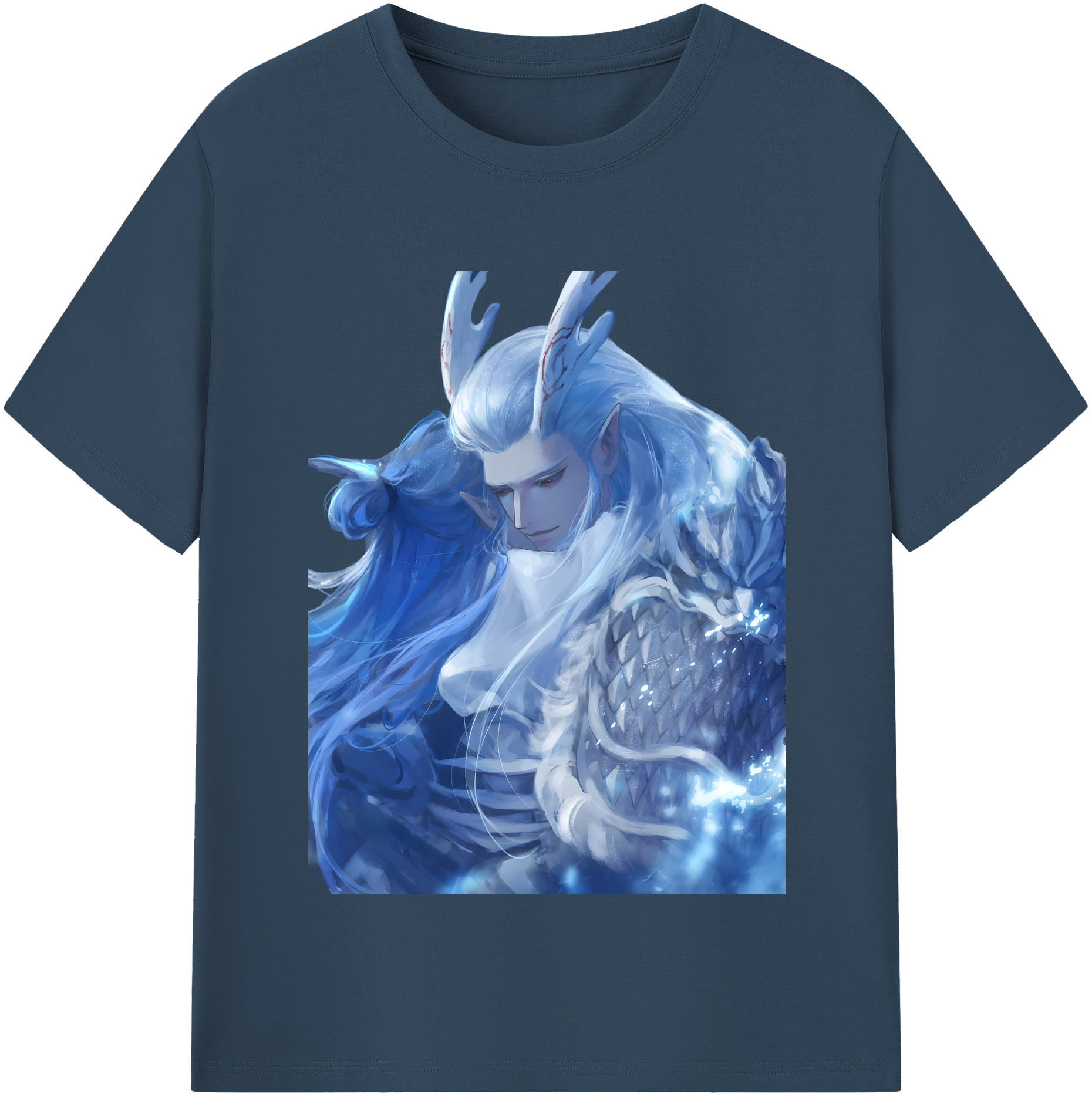 （画像用） Ne Zha 2 ナタ 魔童の大暴れ レディースカジュアルプリントTシャツ（綿100％）