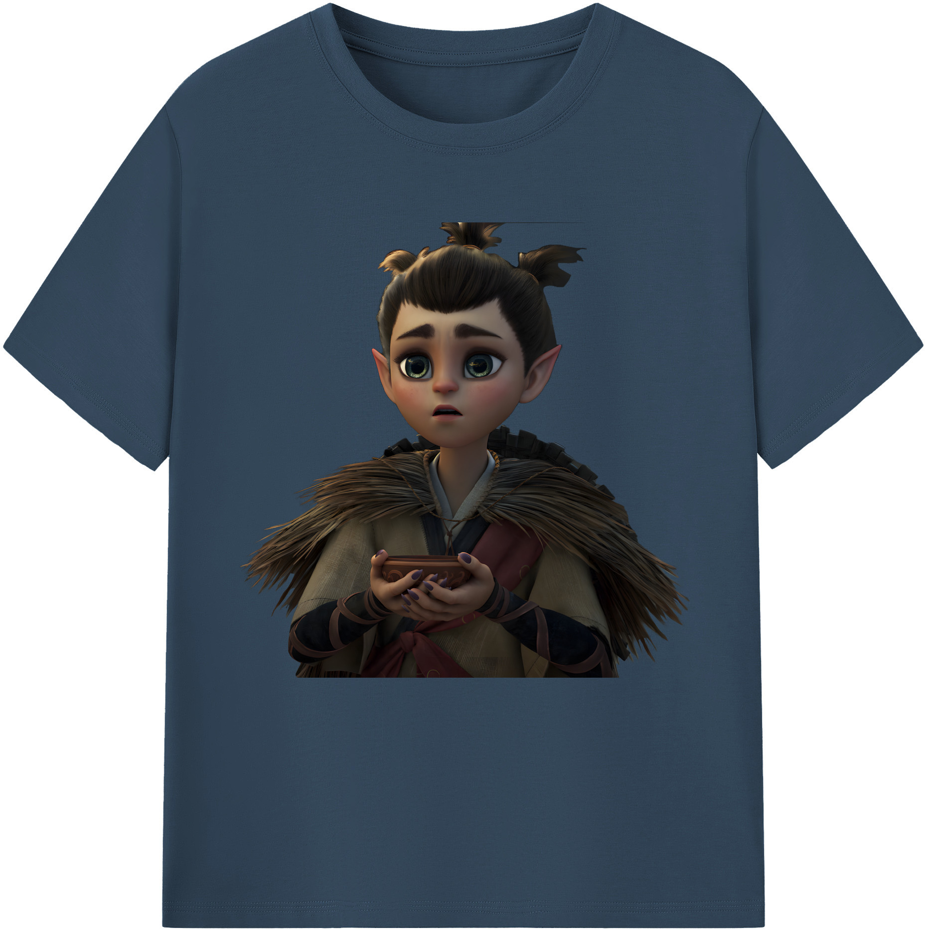 （画像用） Ne Zha 2 ナタ 魔童の大暴れ レディースカジュアルプリントTシャツ（綿100％）