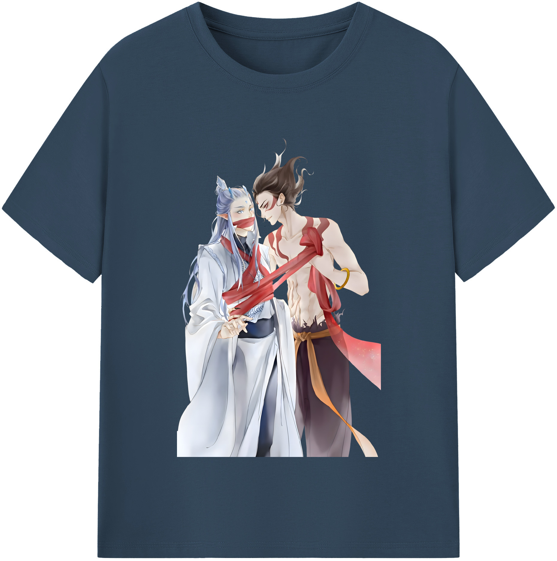 （画像用） Ne Zha 2 ナタ 魔童の大暴れ レディースカジュアルプリントTシャツ（綿100％）