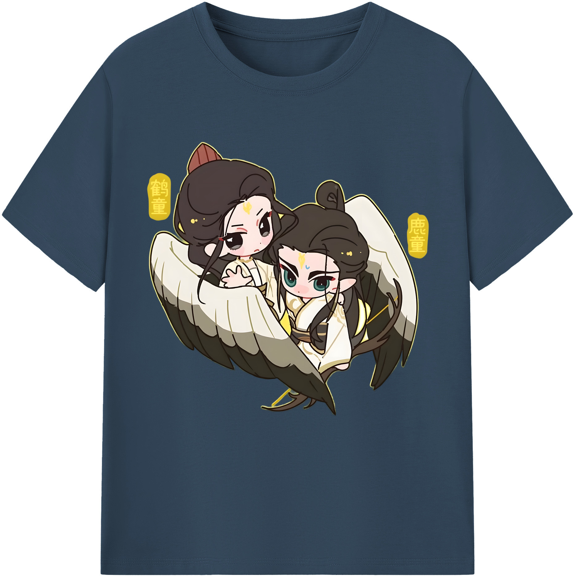 （画像用） Ne Zha 2 ナタ 魔童の大暴れ レディースカジュアルプリントTシャツ（綿100％）