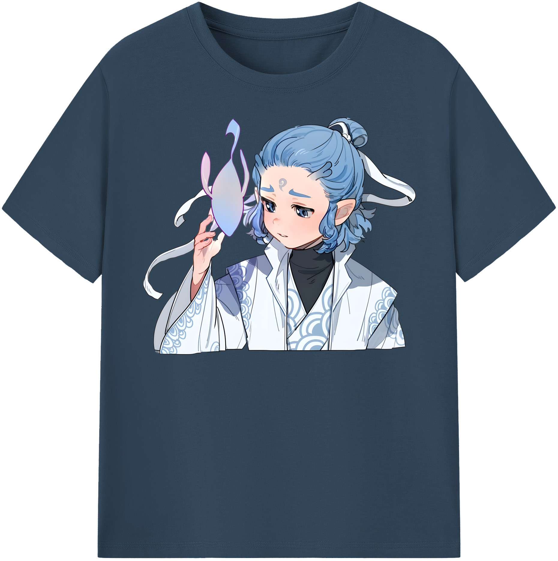 （画像用） Ne Zha 2 ナタ 魔童の大暴れ レディースカジュアルプリントTシャツ（綿100％）