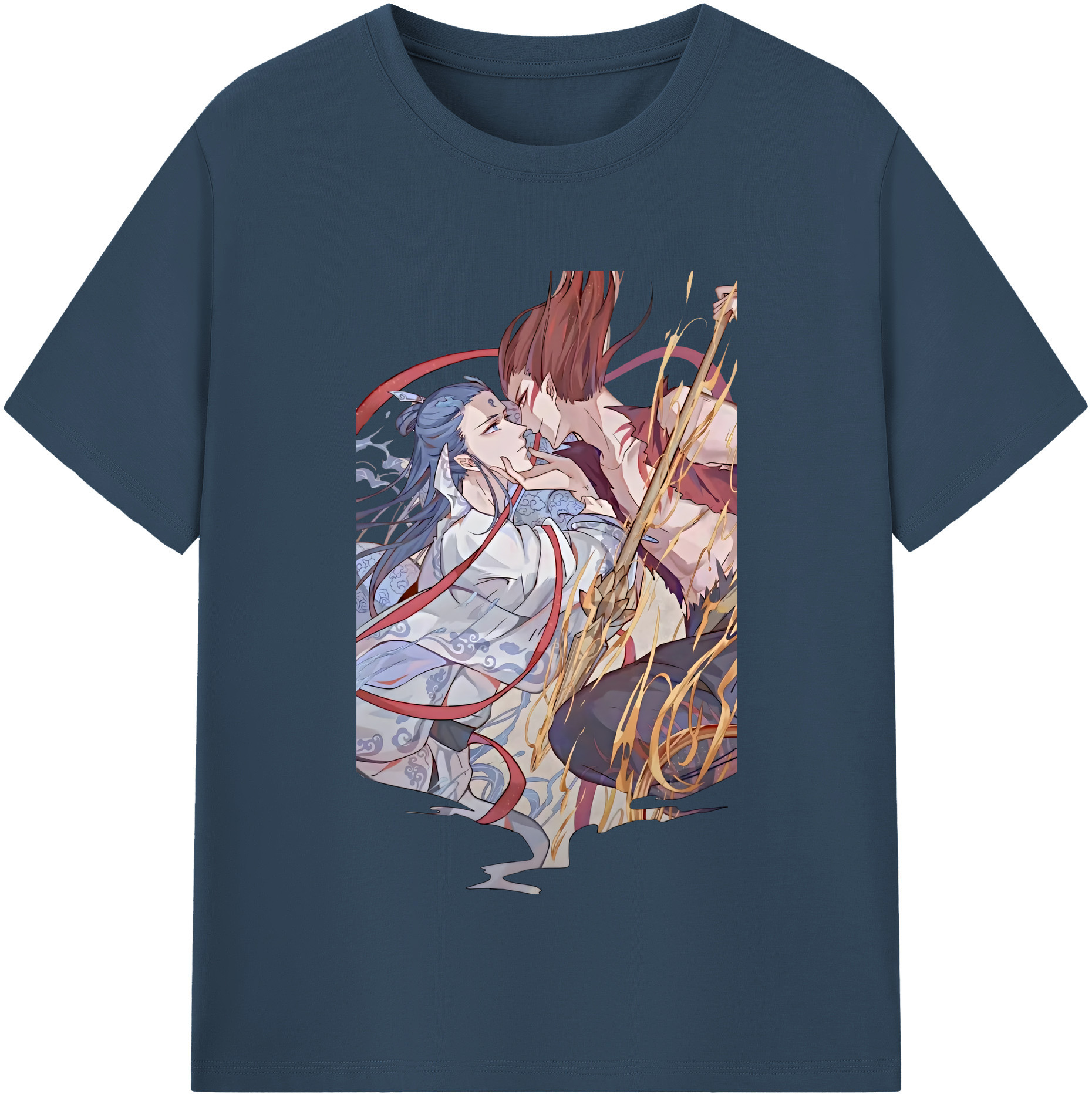 （画像用） Ne Zha 2 ナタ 魔童の大暴れ レディースカジュアルプリントTシャツ（綿100％）