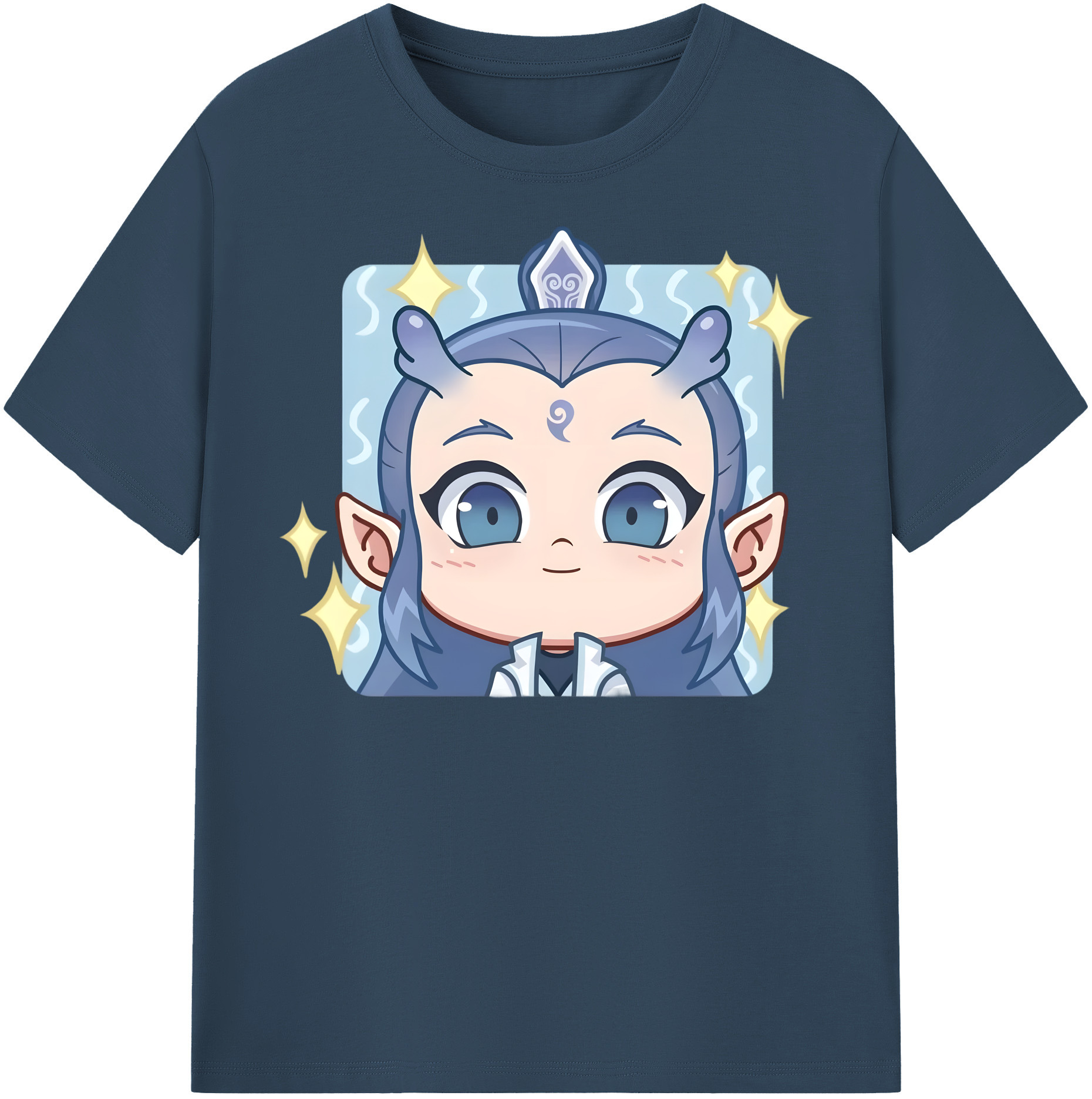 （画像用） Ne Zha 2 ナタ 魔童の大暴れ レディースカジュアルプリントTシャツ（綿100％）