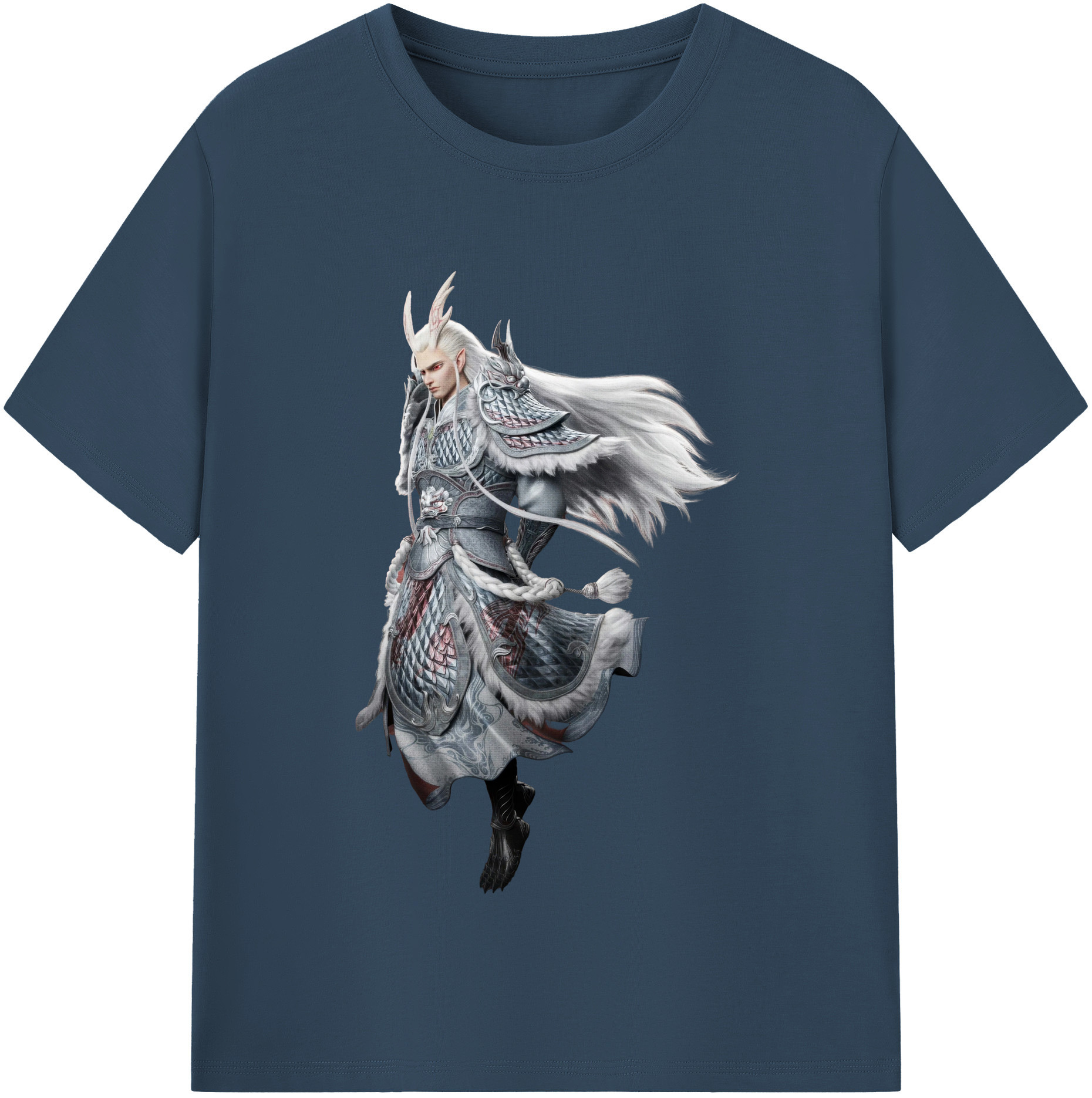 （画像用） Ne Zha 2 ナタ 魔童の大暴れ レディースカジュアルプリントTシャツ（綿100％）