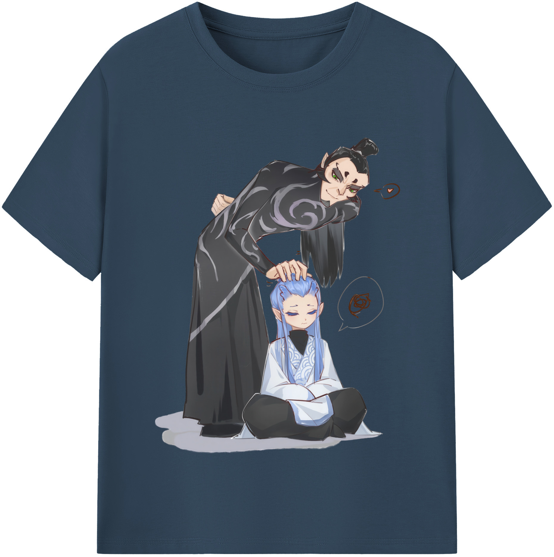 （画像用） Ne Zha 2 ナタ 魔童の大暴れ レディースカジュアルプリントTシャツ（綿100％）
