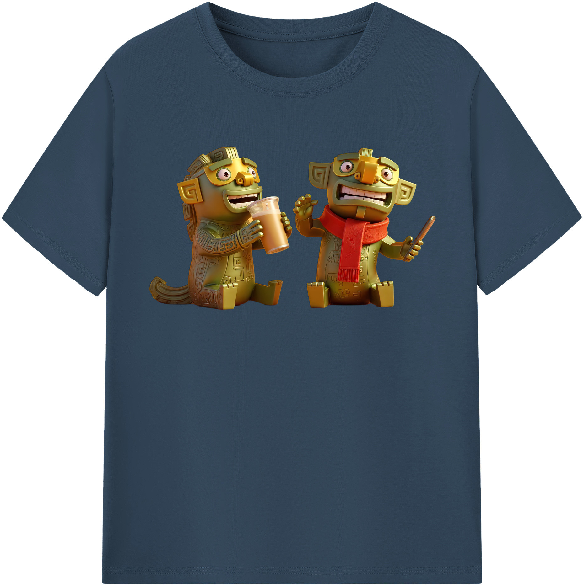 （画像用） Ne Zha 2 ナタ 魔童の大暴れ レディースカジュアルプリントTシャツ（綿100％）