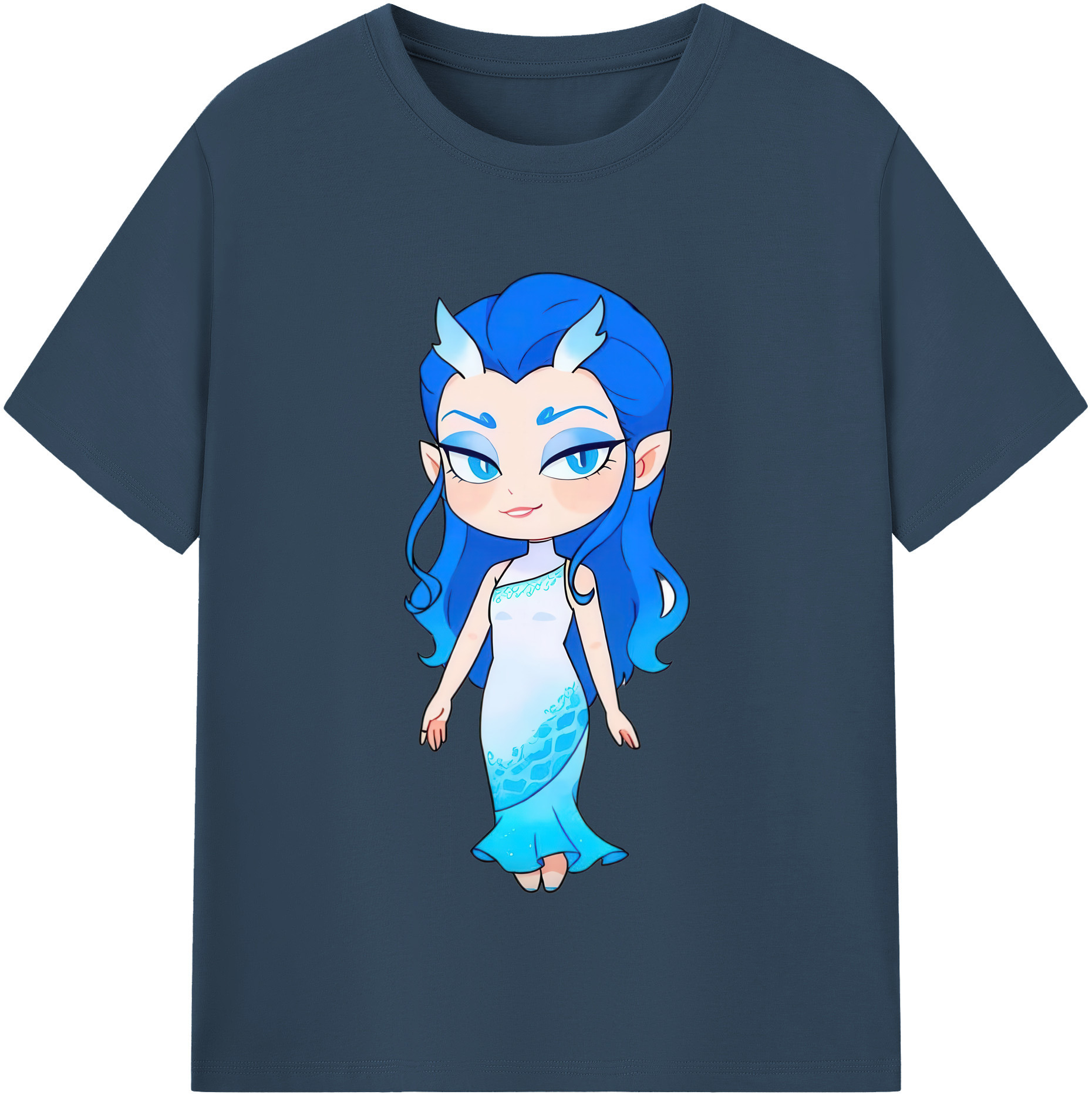 （画像用） Ne Zha 2 ナタ 魔童の大暴れ レディースカジュアルプリントTシャツ（綿100％）