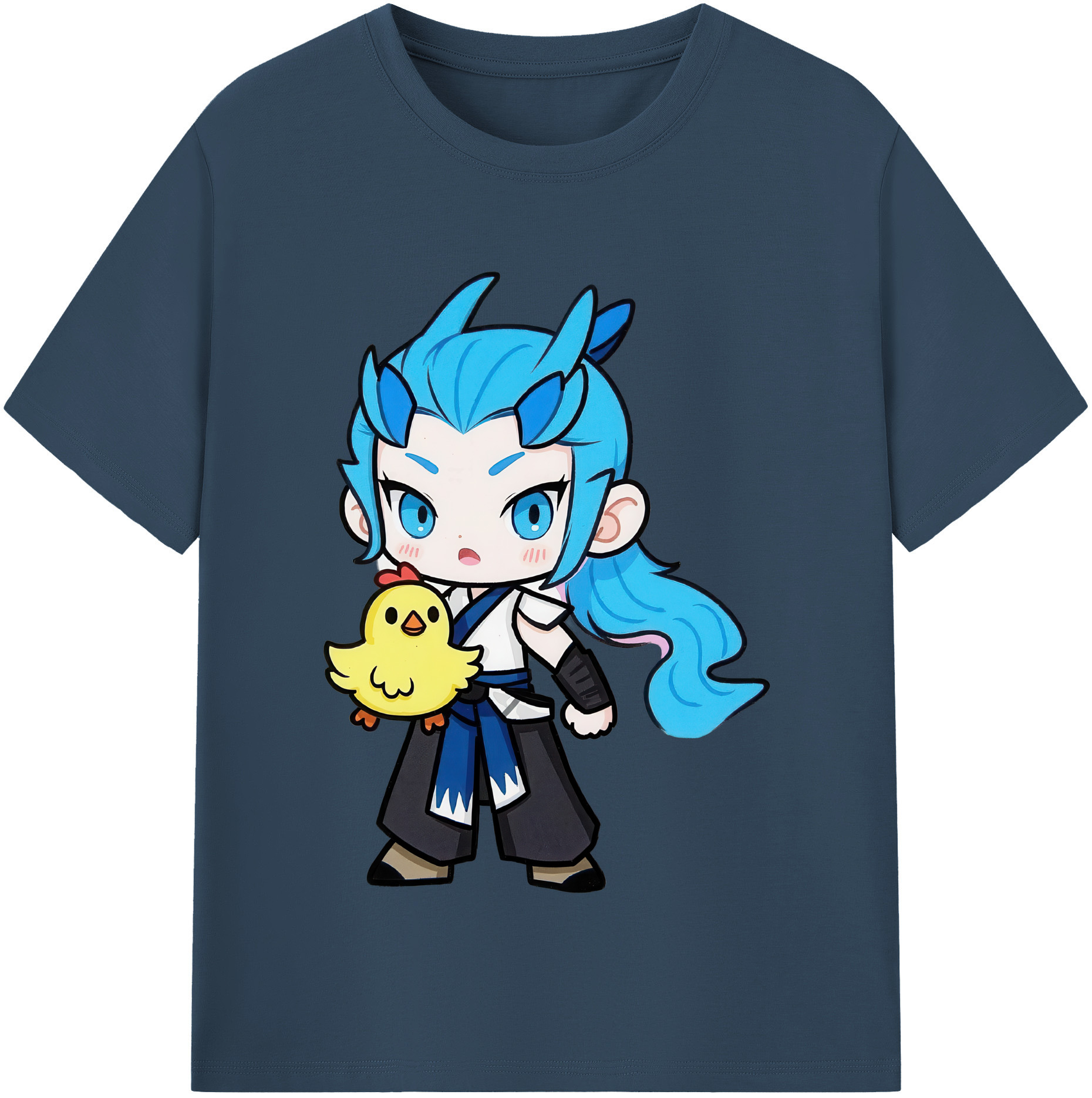 （画像用） Ne Zha 2 ナタ 魔童の大暴れ レディースカジュアルプリントTシャツ（綿100％）