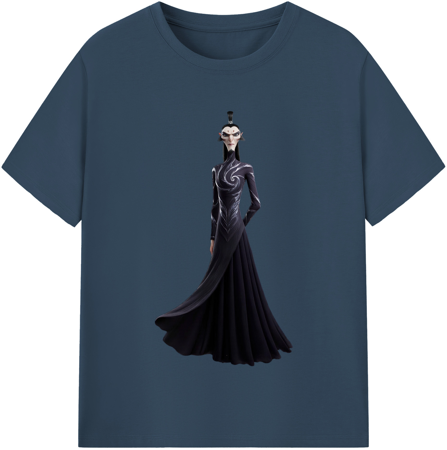（画像用） Ne Zha 2 ナタ 魔童の大暴れ レディースカジュアルプリントTシャツ（綿100％）