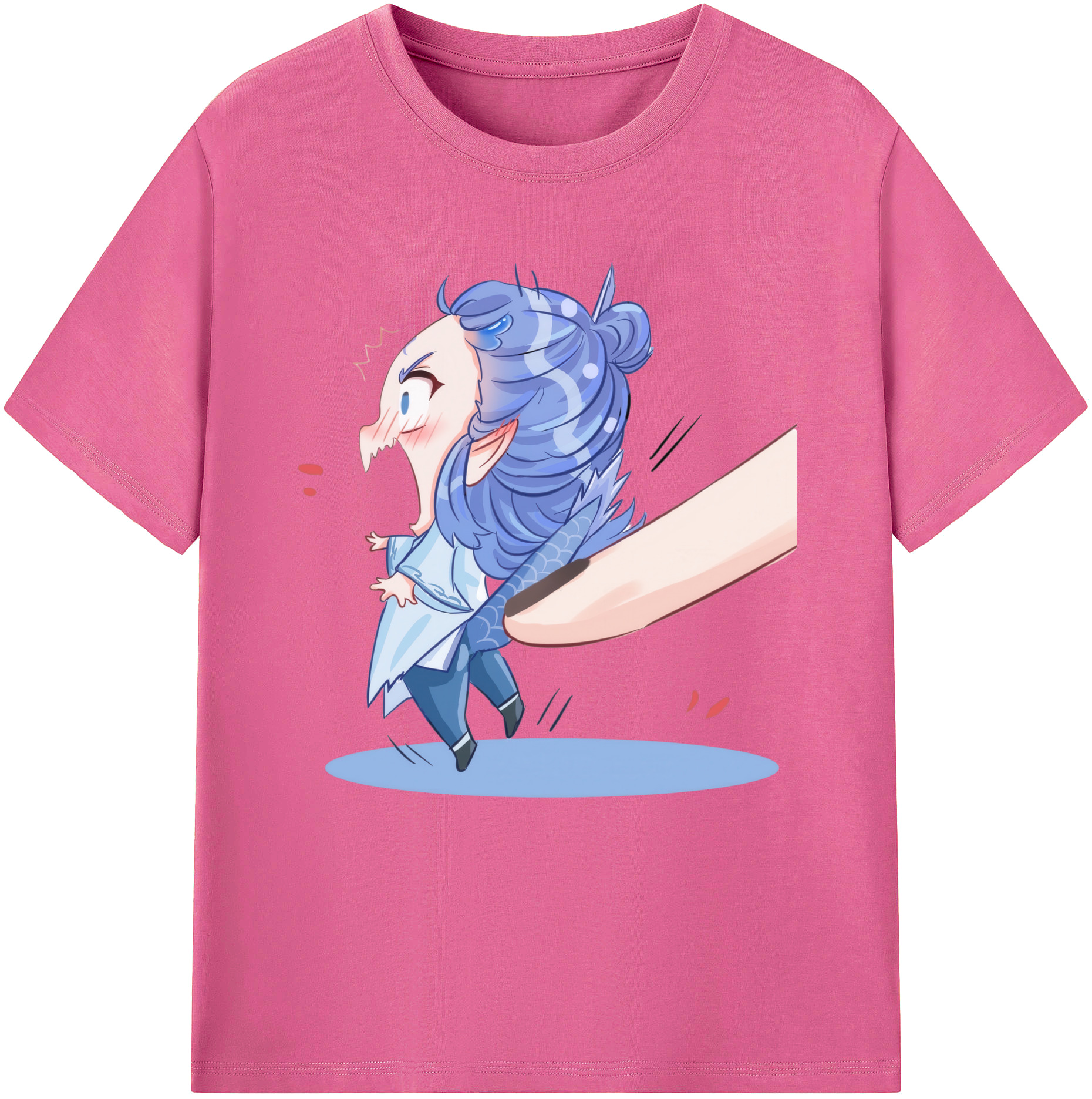 （画像用） Ne Zha 2 ナタ 魔童の大暴れ レディースカジュアルプリントTシャツ（綿100％）