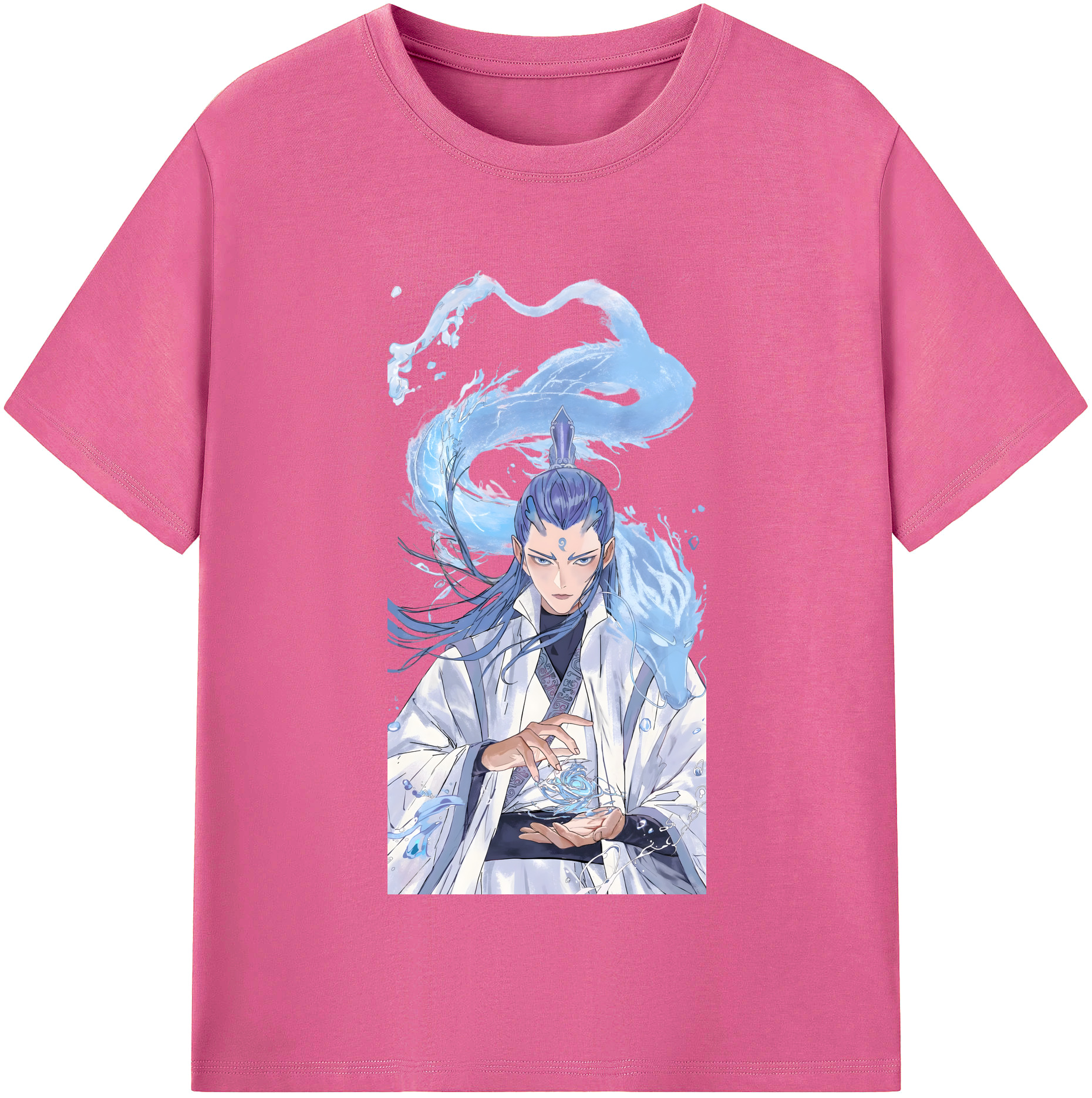（画像用） Ne Zha 2 ナタ 魔童の大暴れ レディースカジュアルプリントTシャツ（綿100％）
