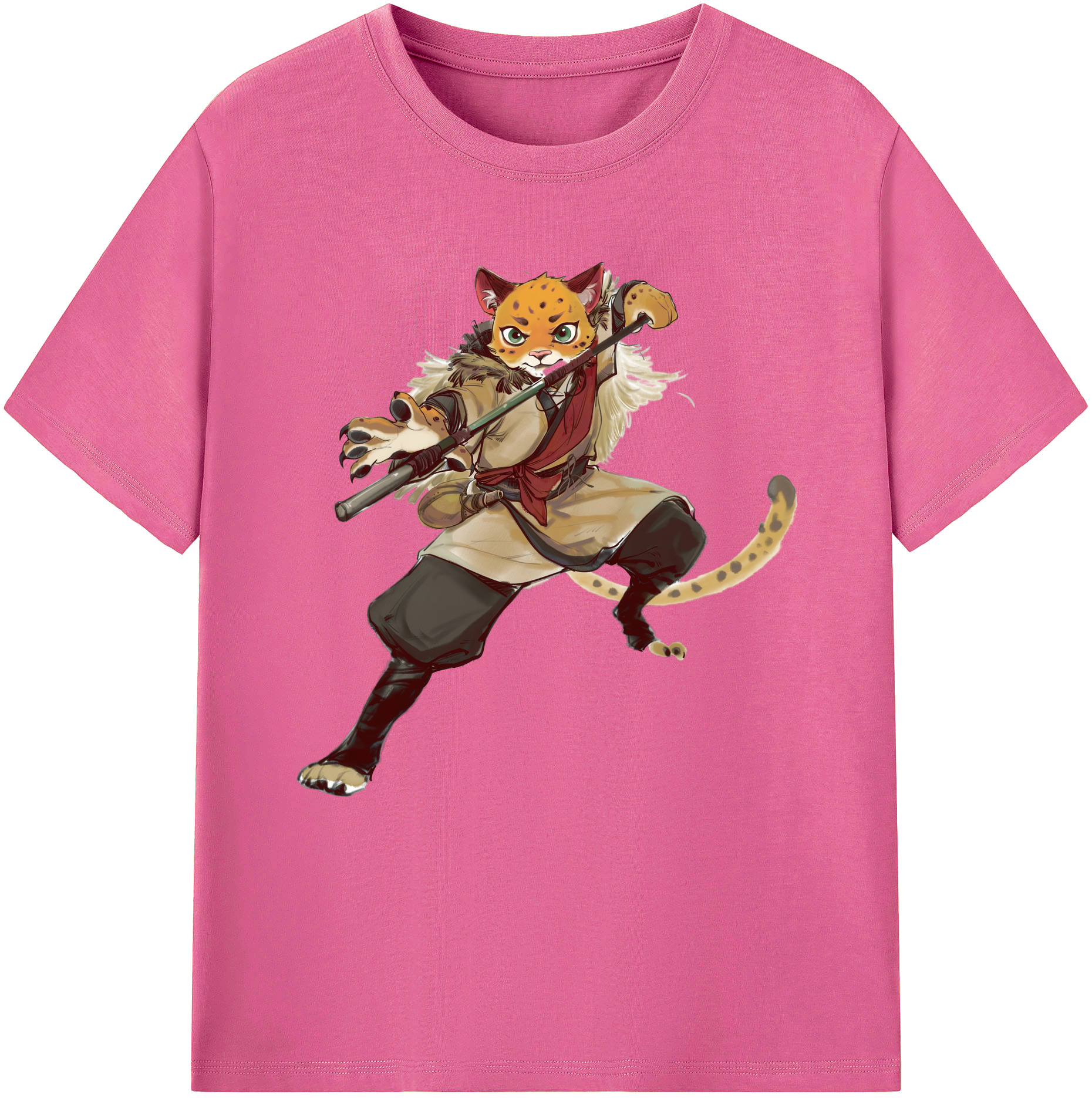 （画像用） Ne Zha 2 ナタ 魔童の大暴れ レディースカジュアルプリントTシャツ（綿100％）