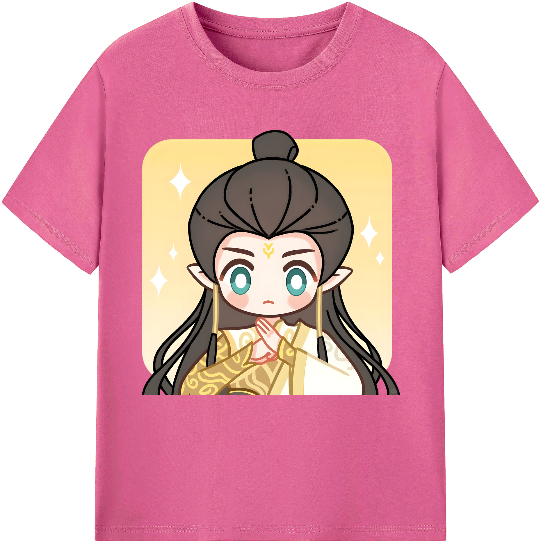 （画像用） Ne Zha 2 ナタ 魔童の大暴れ レディースカジュアルプリントTシャツ（綿100％）