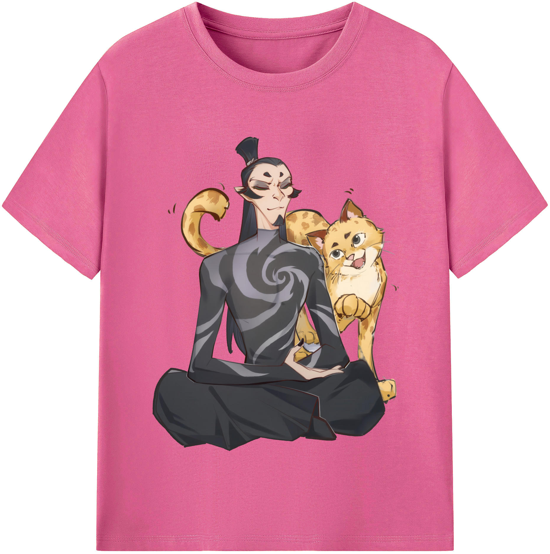 （画像用） Ne Zha 2 ナタ 魔童の大暴れ レディースカジュアルプリントTシャツ（綿100％）