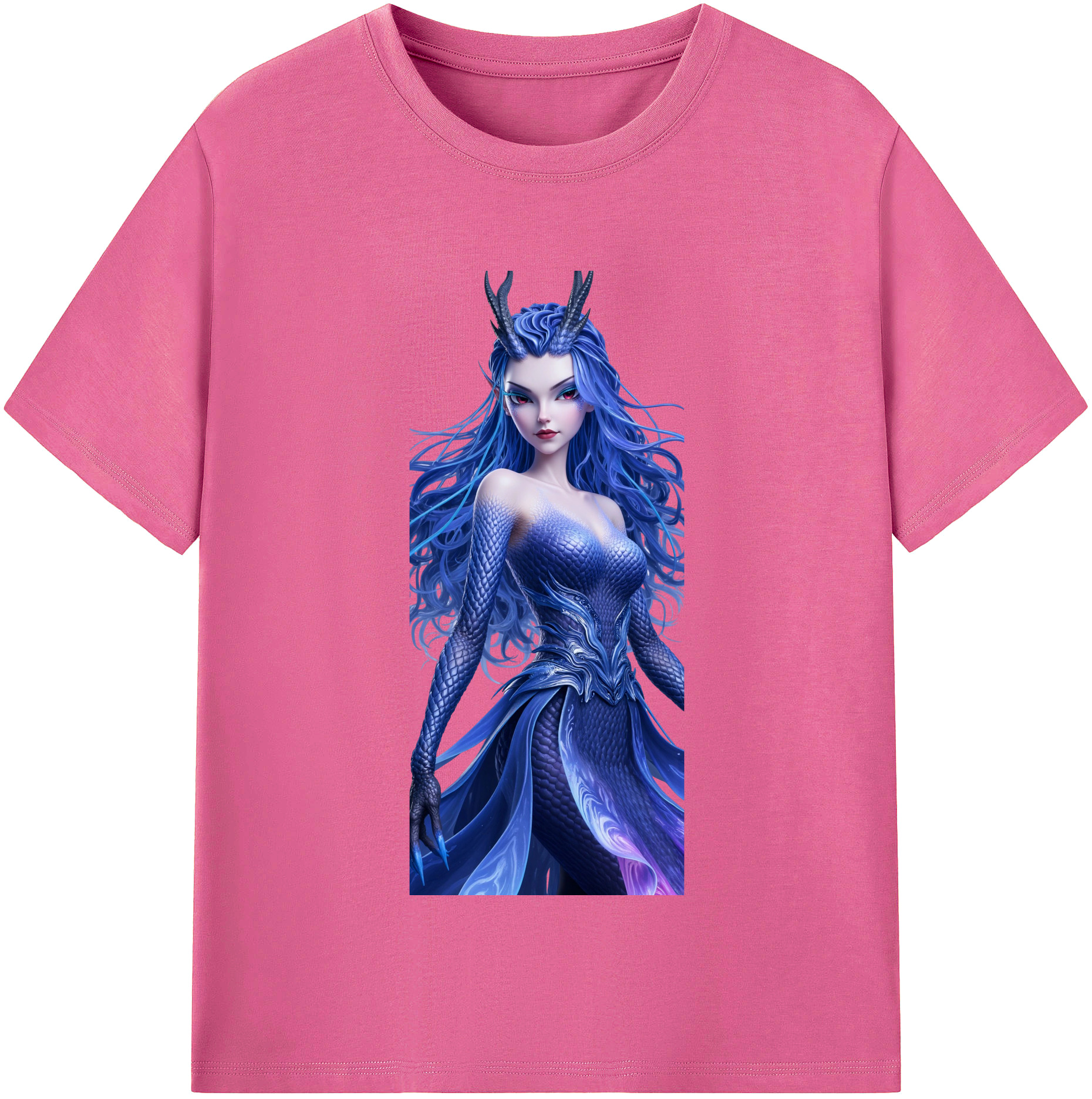 （画像用） Ne Zha 2 ナタ 魔童の大暴れ レディースカジュアルプリントTシャツ（綿100％）