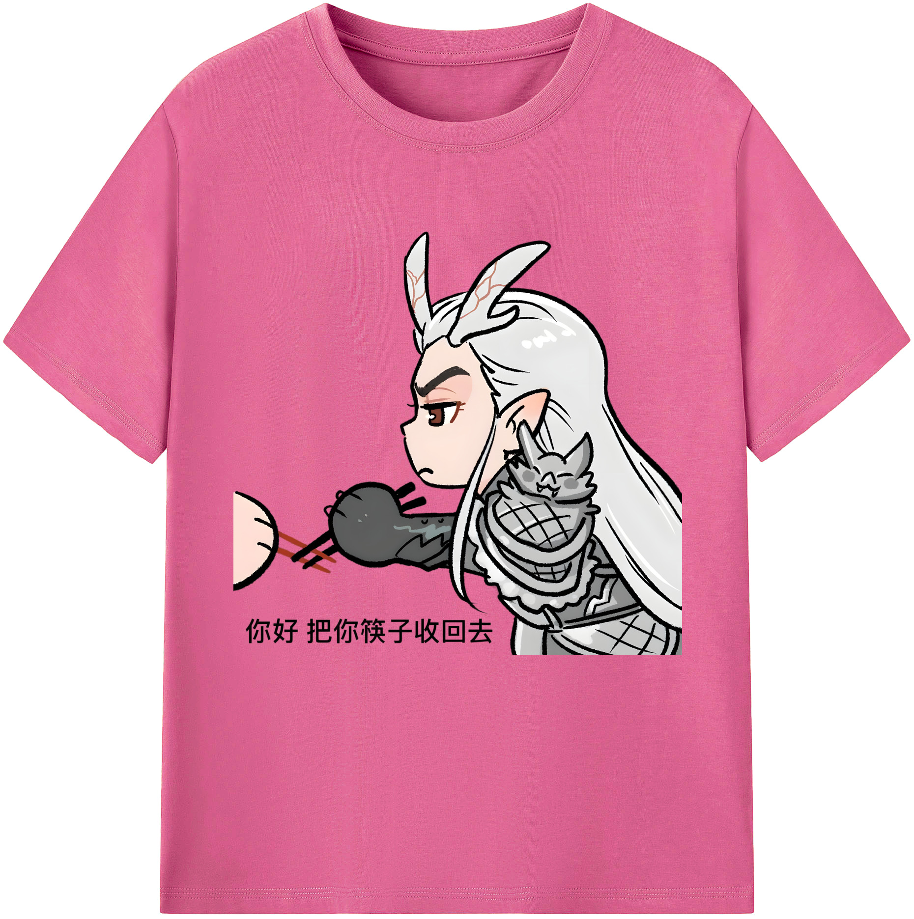 （画像用） Ne Zha 2 ナタ 魔童の大暴れ レディースカジュアルプリントTシャツ（綿100％）