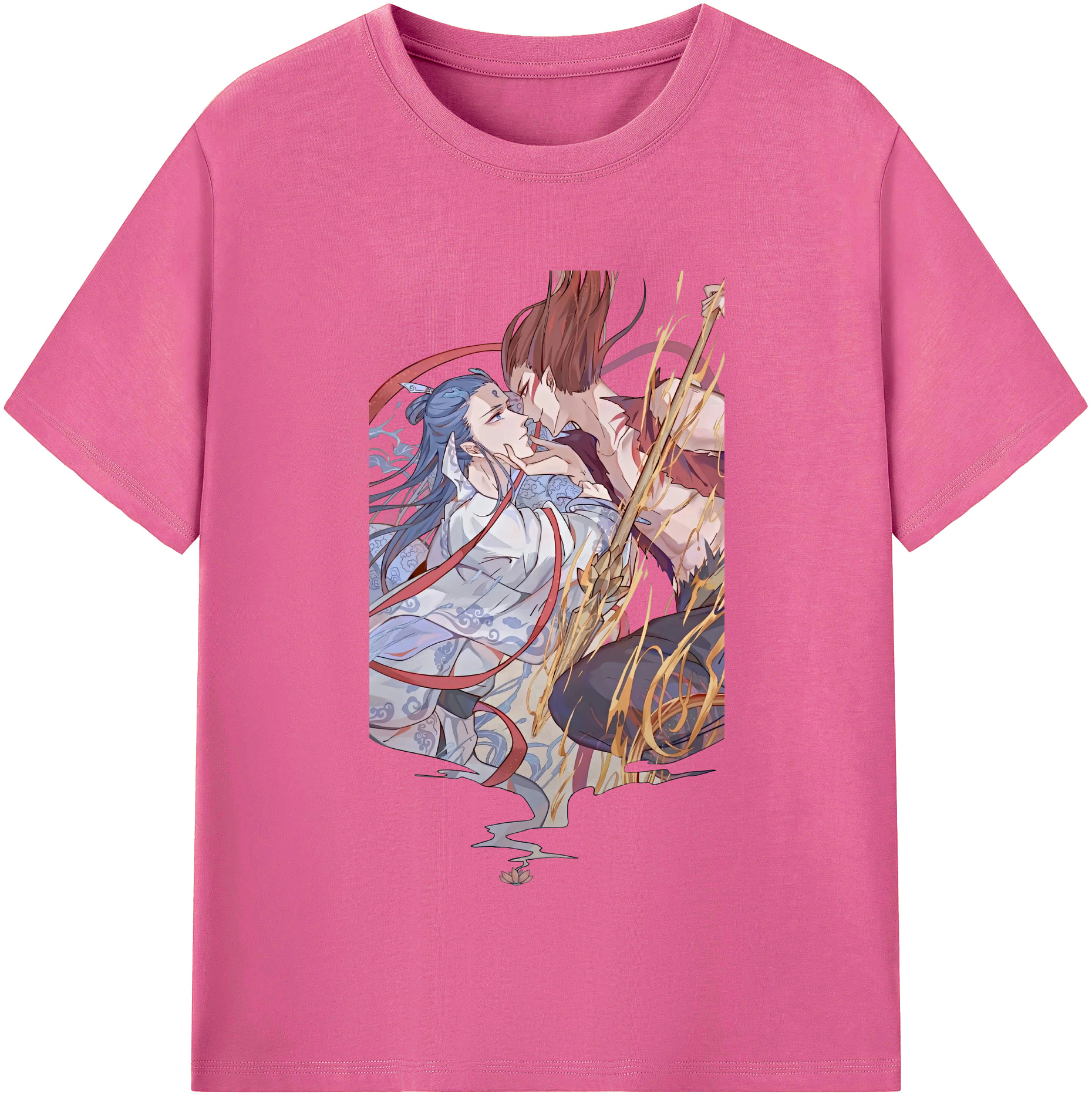 （画像用） Ne Zha 2 ナタ 魔童の大暴れ レディースカジュアルプリントTシャツ（綿100％）