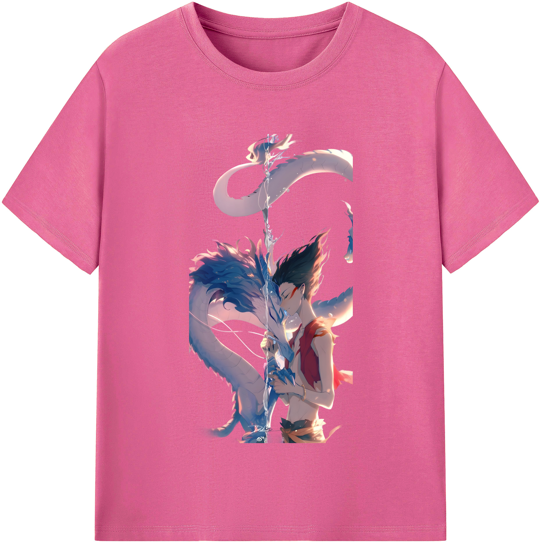 （画像用） Ne Zha 2 ナタ 魔童の大暴れ レディースカジュアルプリントTシャツ（綿100％）