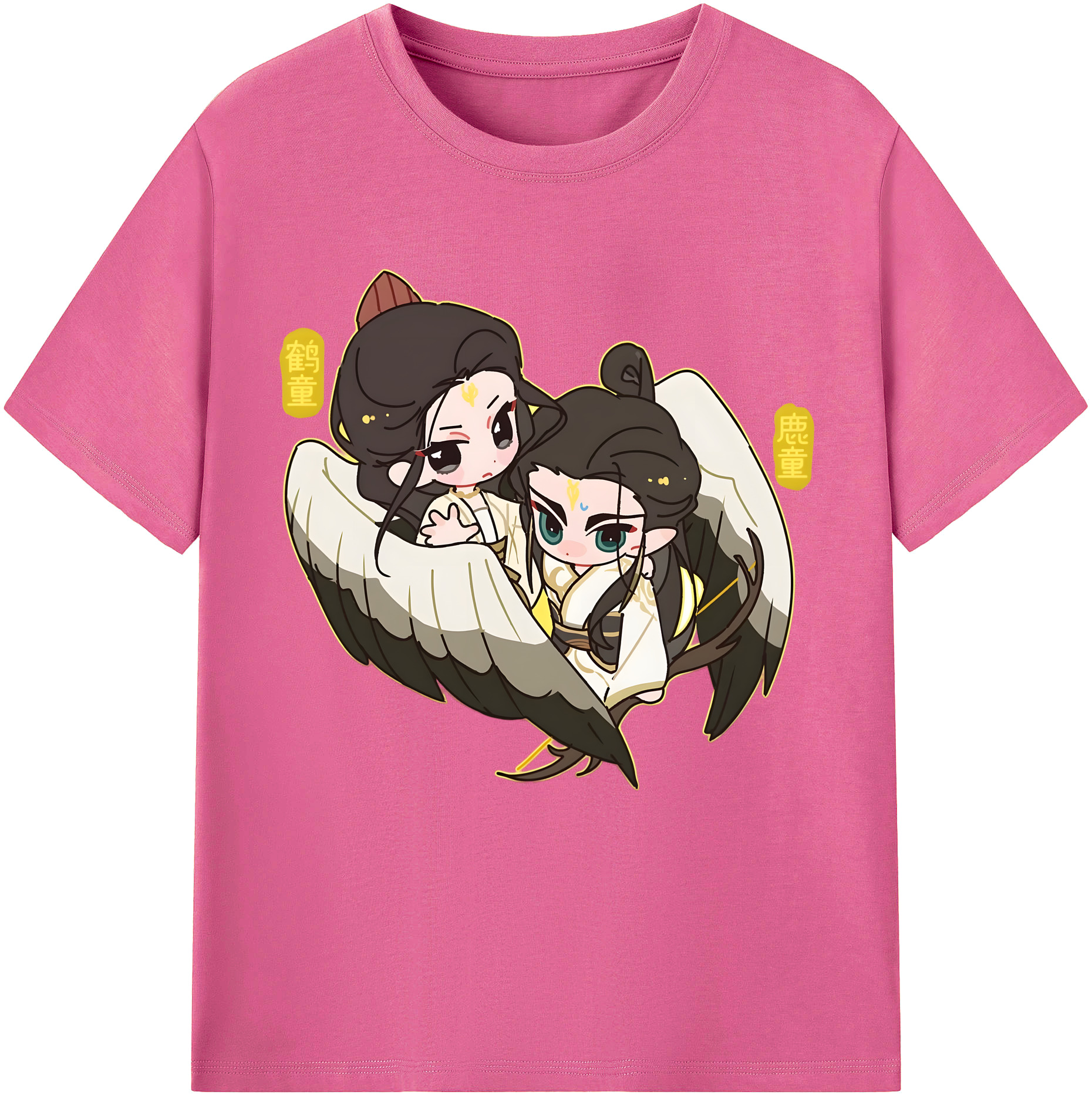 （画像用） Ne Zha 2 ナタ 魔童の大暴れ レディースカジュアルプリントTシャツ（綿100％）