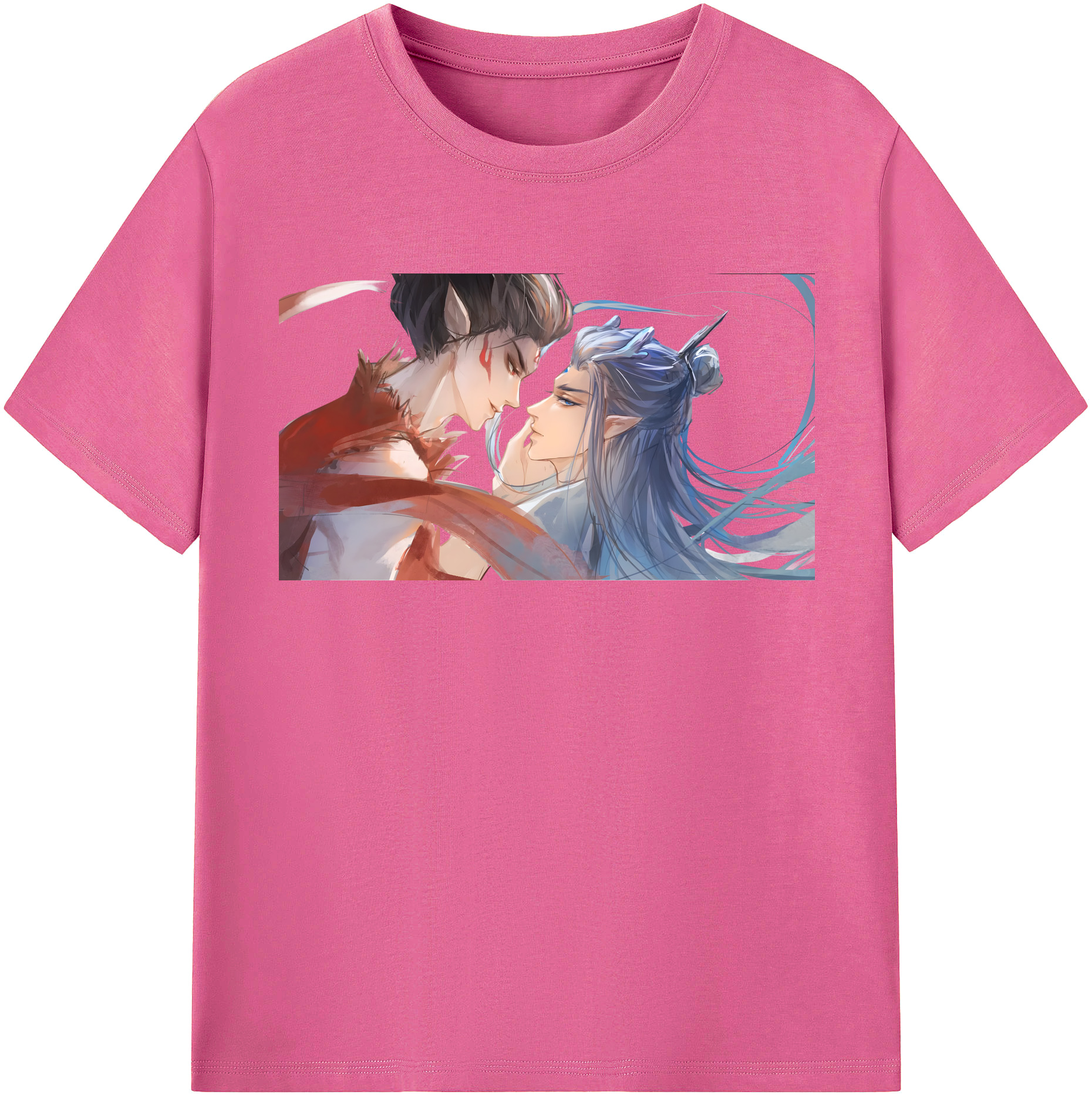 （画像用） Ne Zha 2 ナタ 魔童の大暴れ レディースカジュアルプリントTシャツ（綿100％）