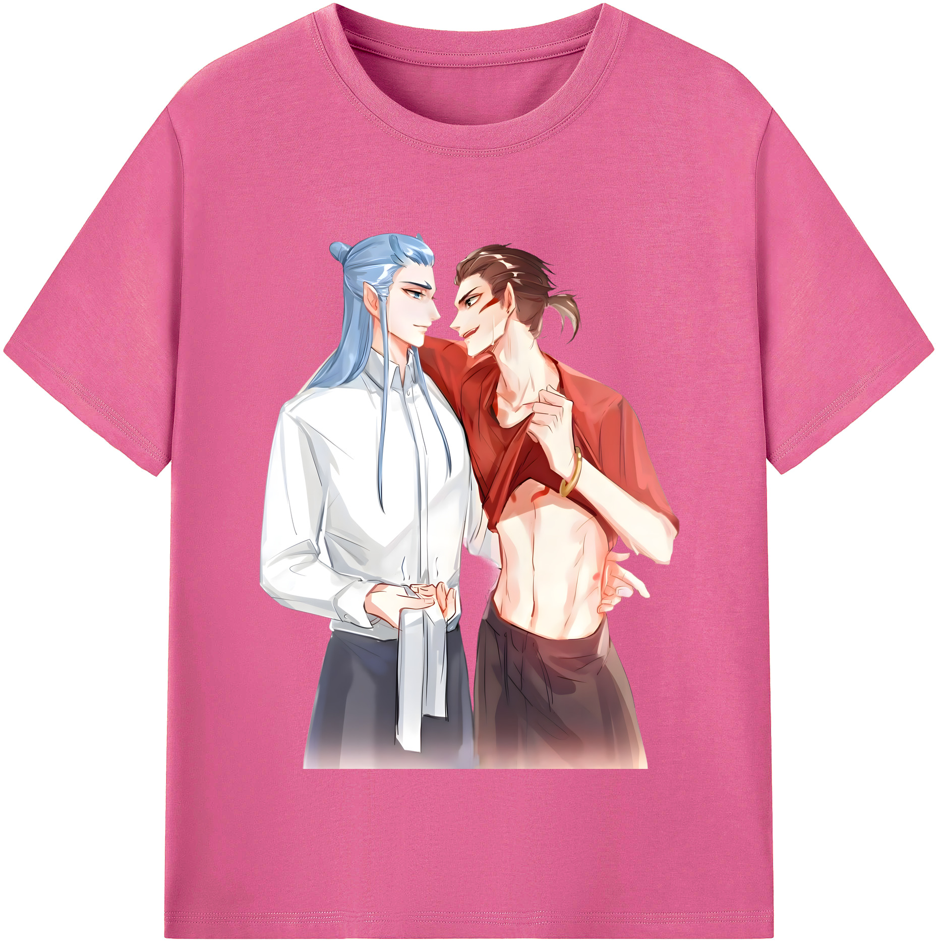 （画像用） Ne Zha 2 ナタ 魔童の大暴れ レディースカジュアルプリントTシャツ（綿100％）