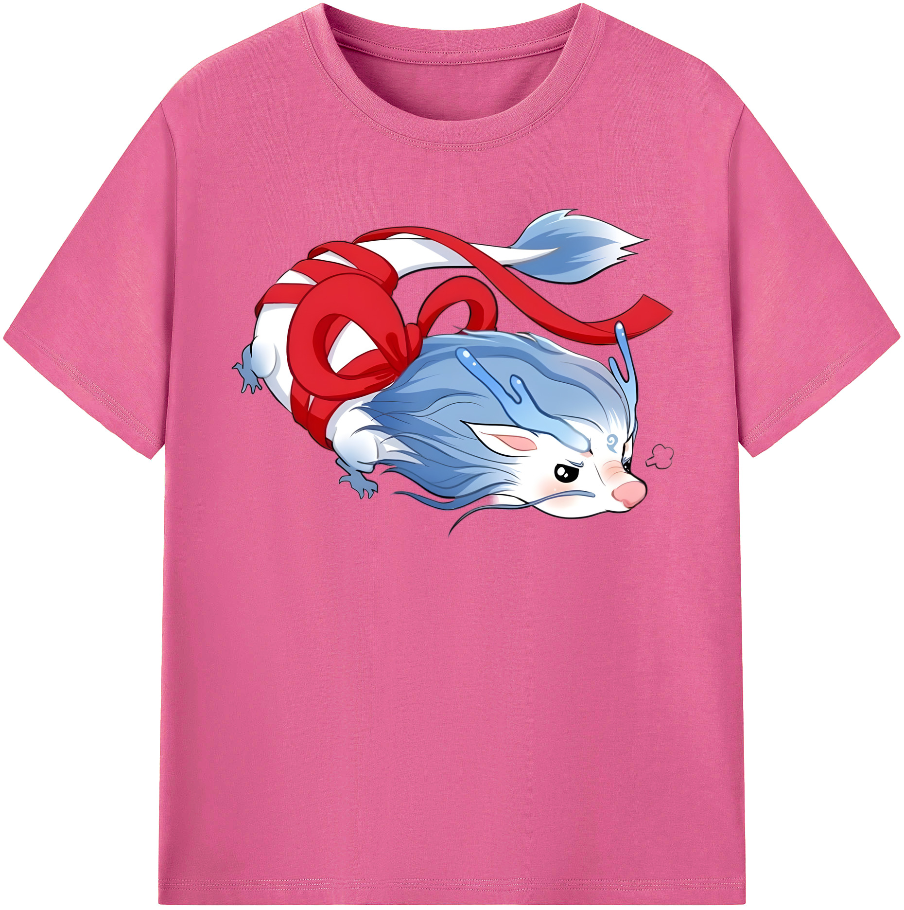 （画像用） Ne Zha 2 ナタ 魔童の大暴れ レディースカジュアルプリントTシャツ（綿100％）
