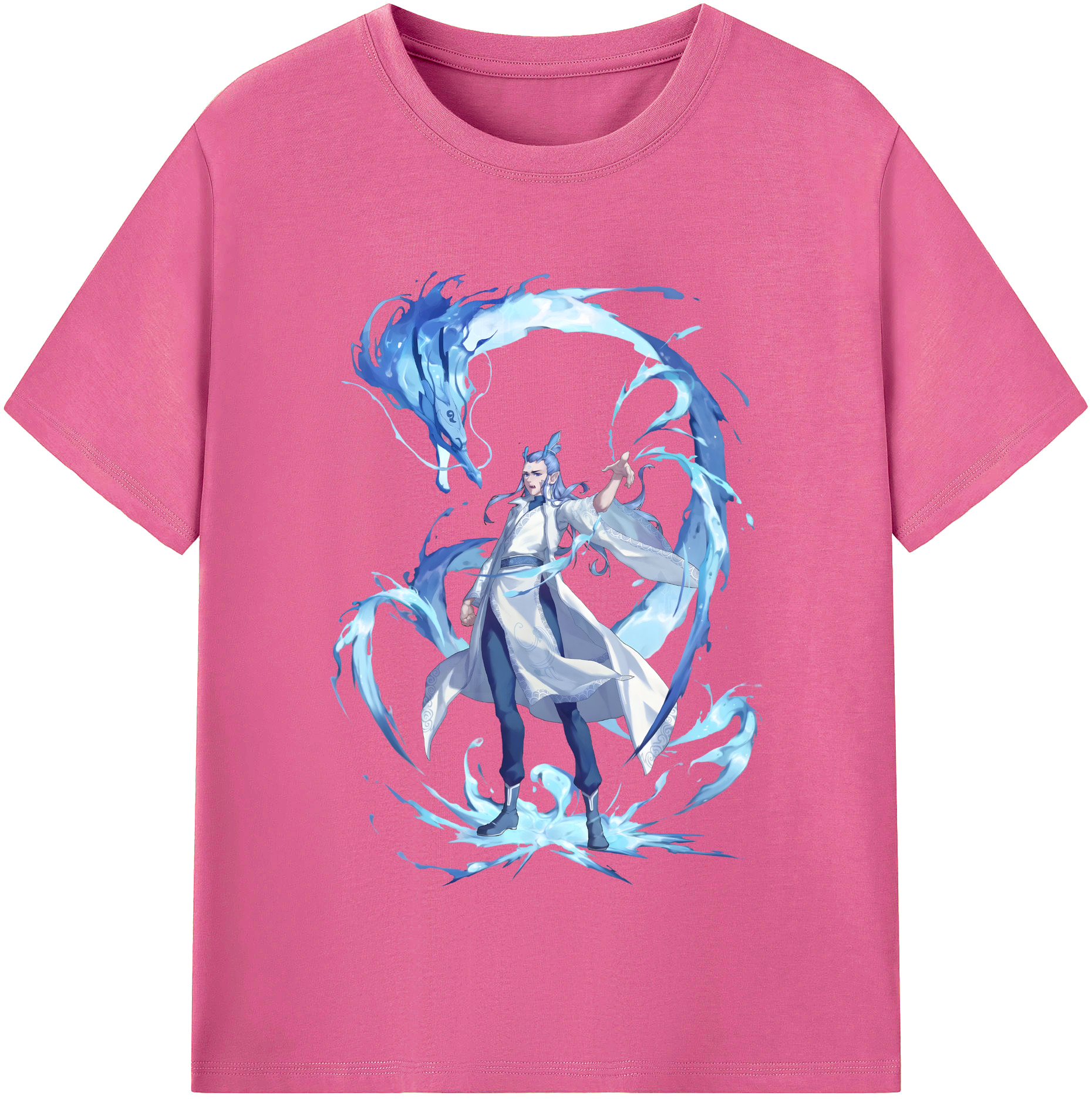 （画像用） Ne Zha 2 ナタ 魔童の大暴れ レディースカジュアルプリントTシャツ（綿100％）