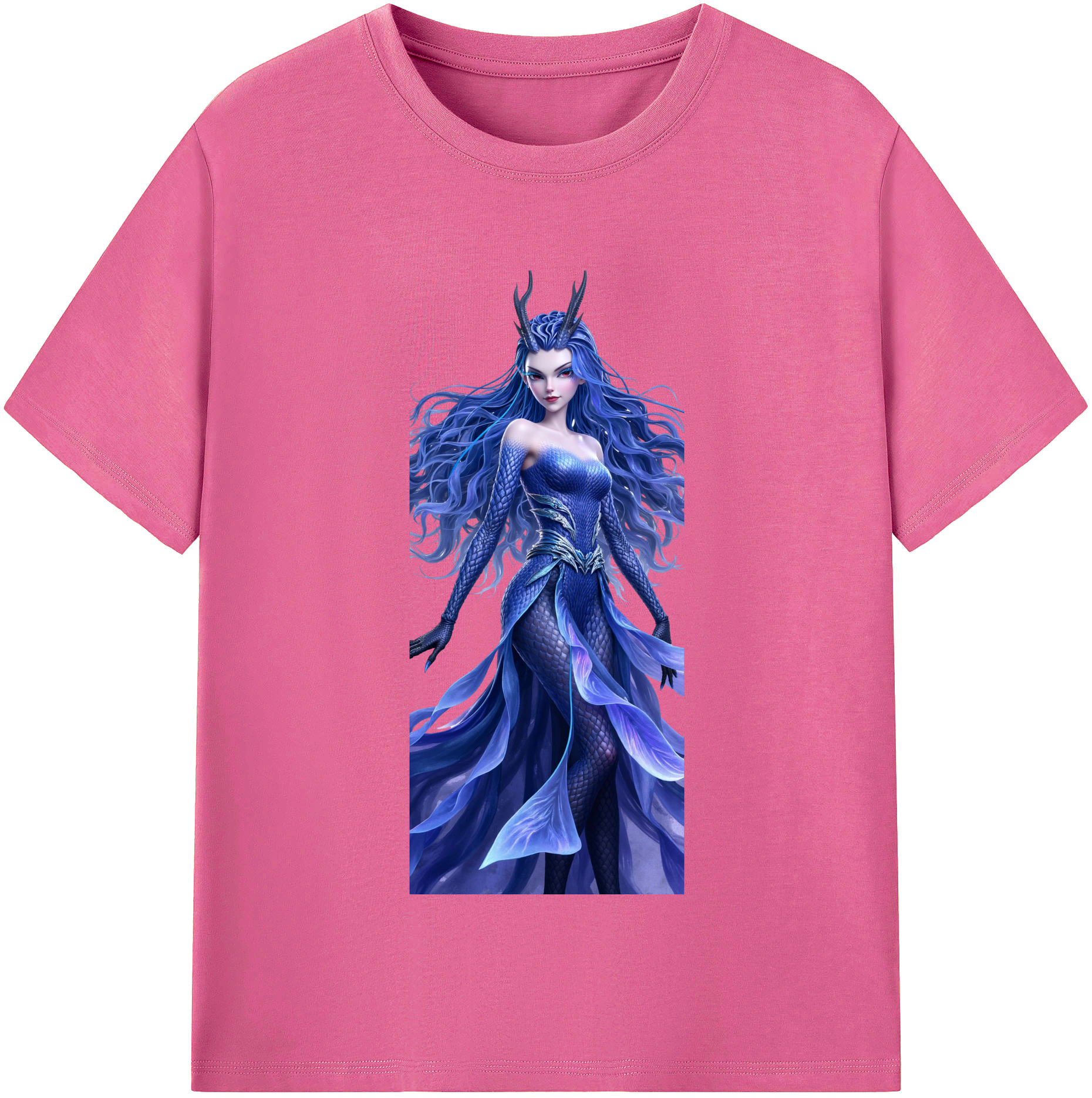 （画像用） Ne Zha 2 ナタ 魔童の大暴れ レディースカジュアルプリントTシャツ（綿100％）