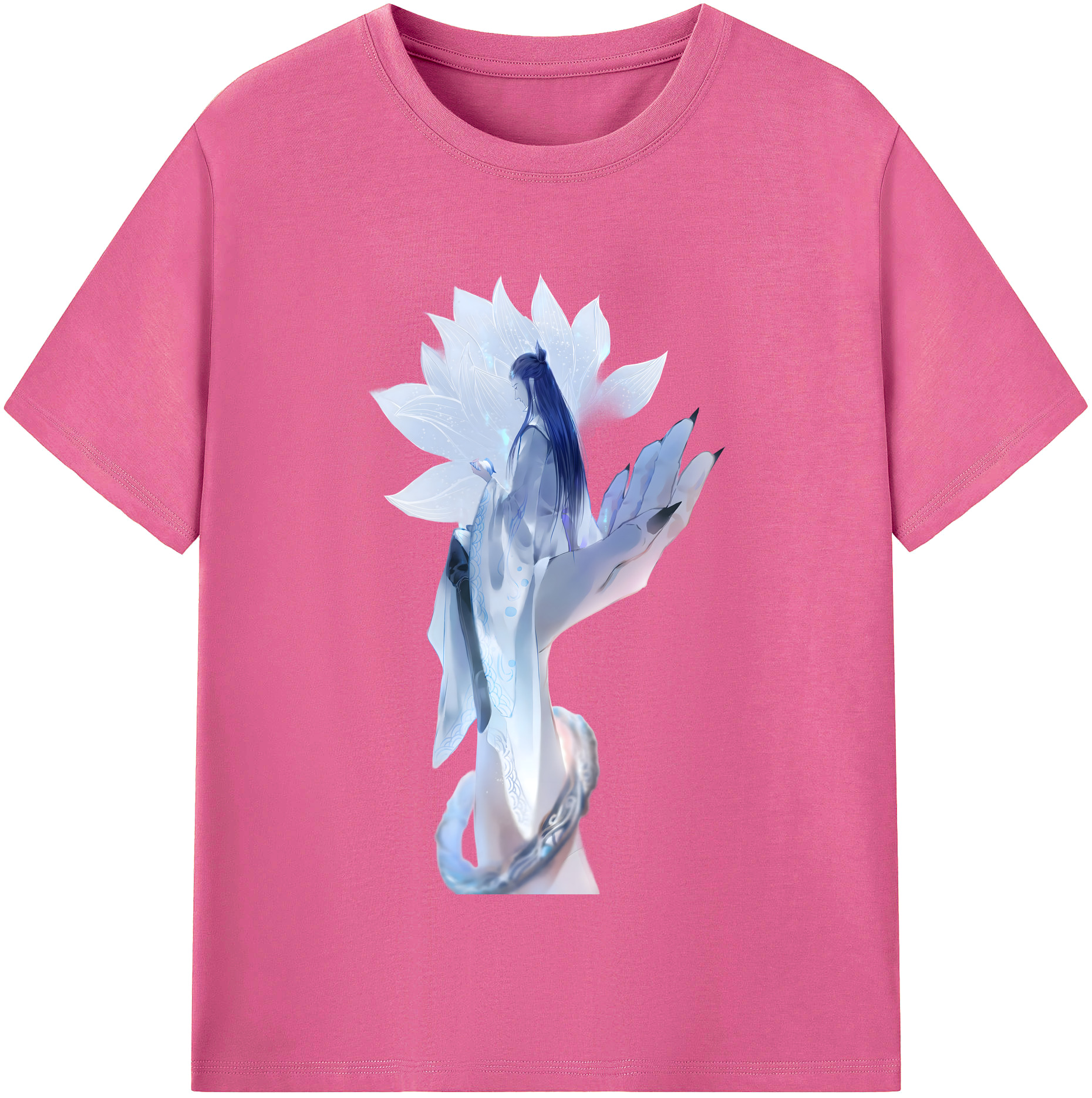 （画像用） Ne Zha 2 ナタ 魔童の大暴れ レディースカジュアルプリントTシャツ（綿100％）