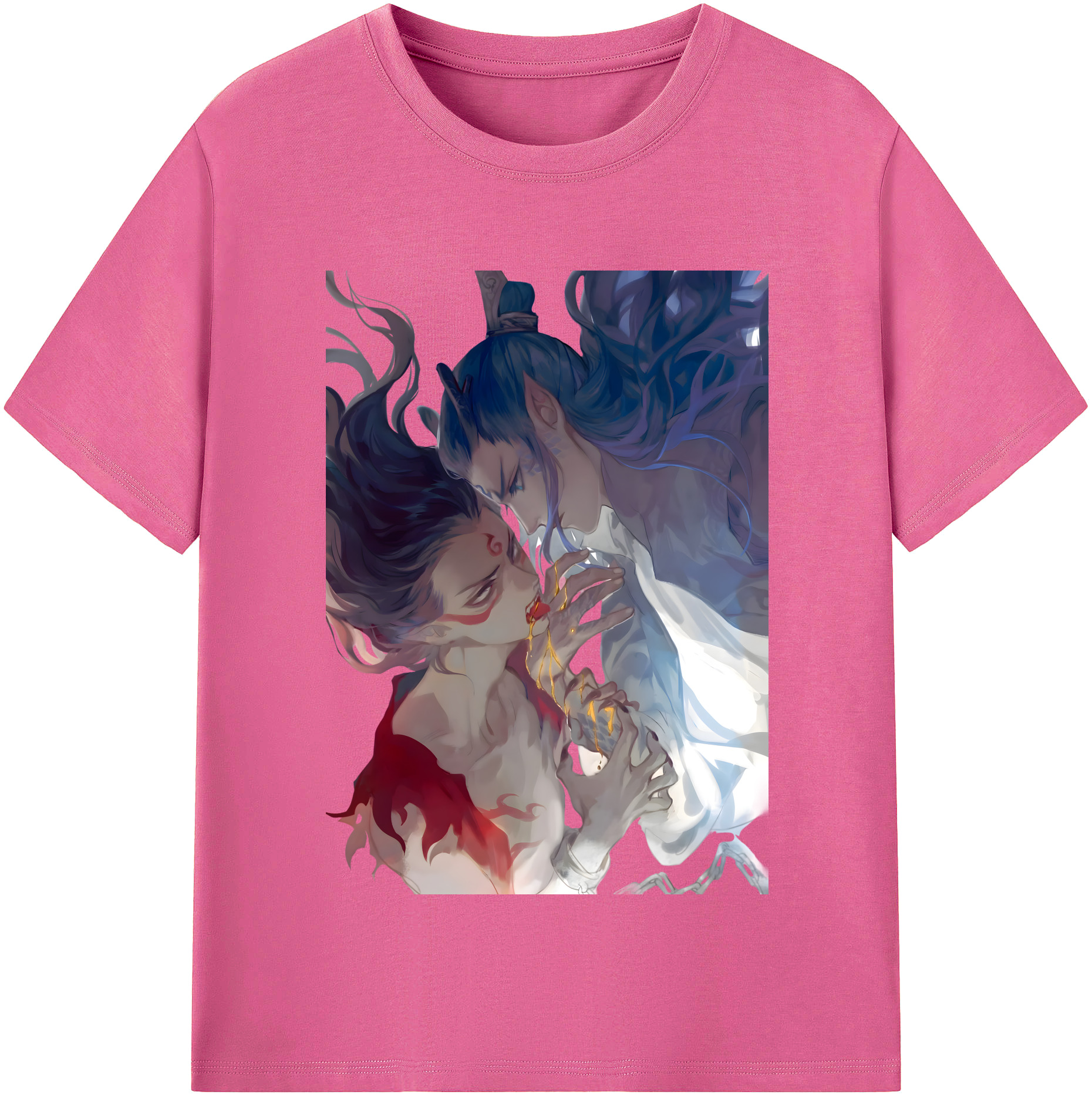 （画像用） Ne Zha 2 ナタ 魔童の大暴れ レディースカジュアルプリントTシャツ（綿100％）