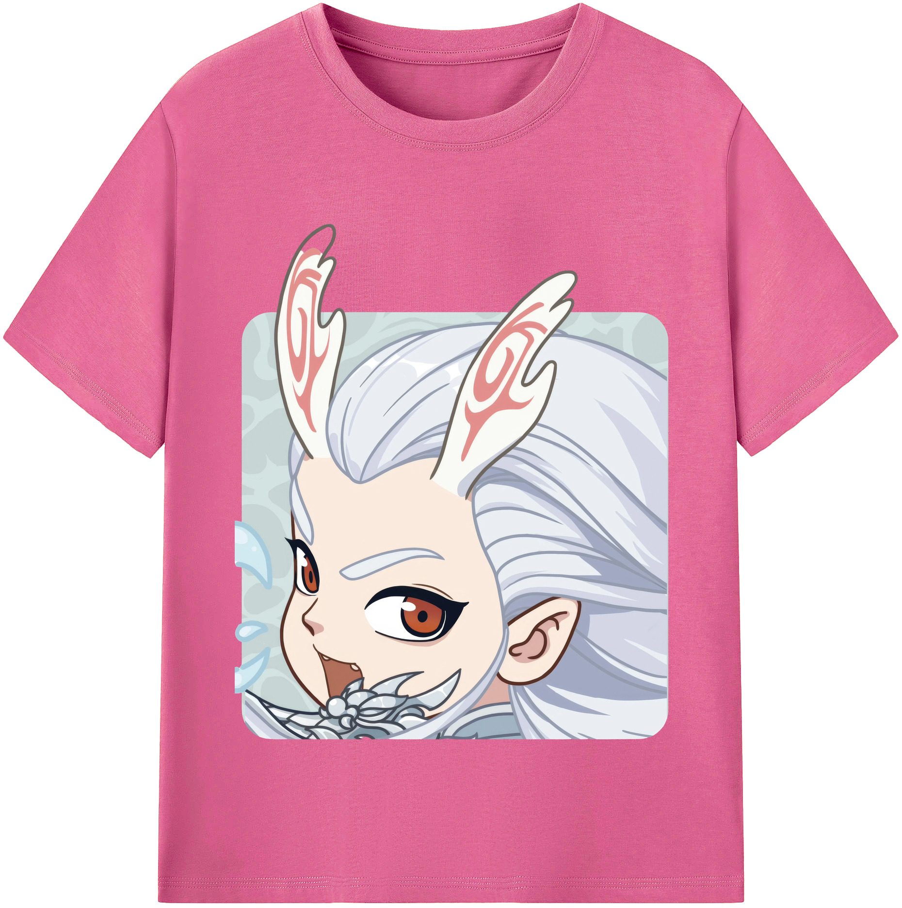 （画像用） Ne Zha 2 ナタ 魔童の大暴れ レディースカジュアルプリントTシャツ（綿100％）