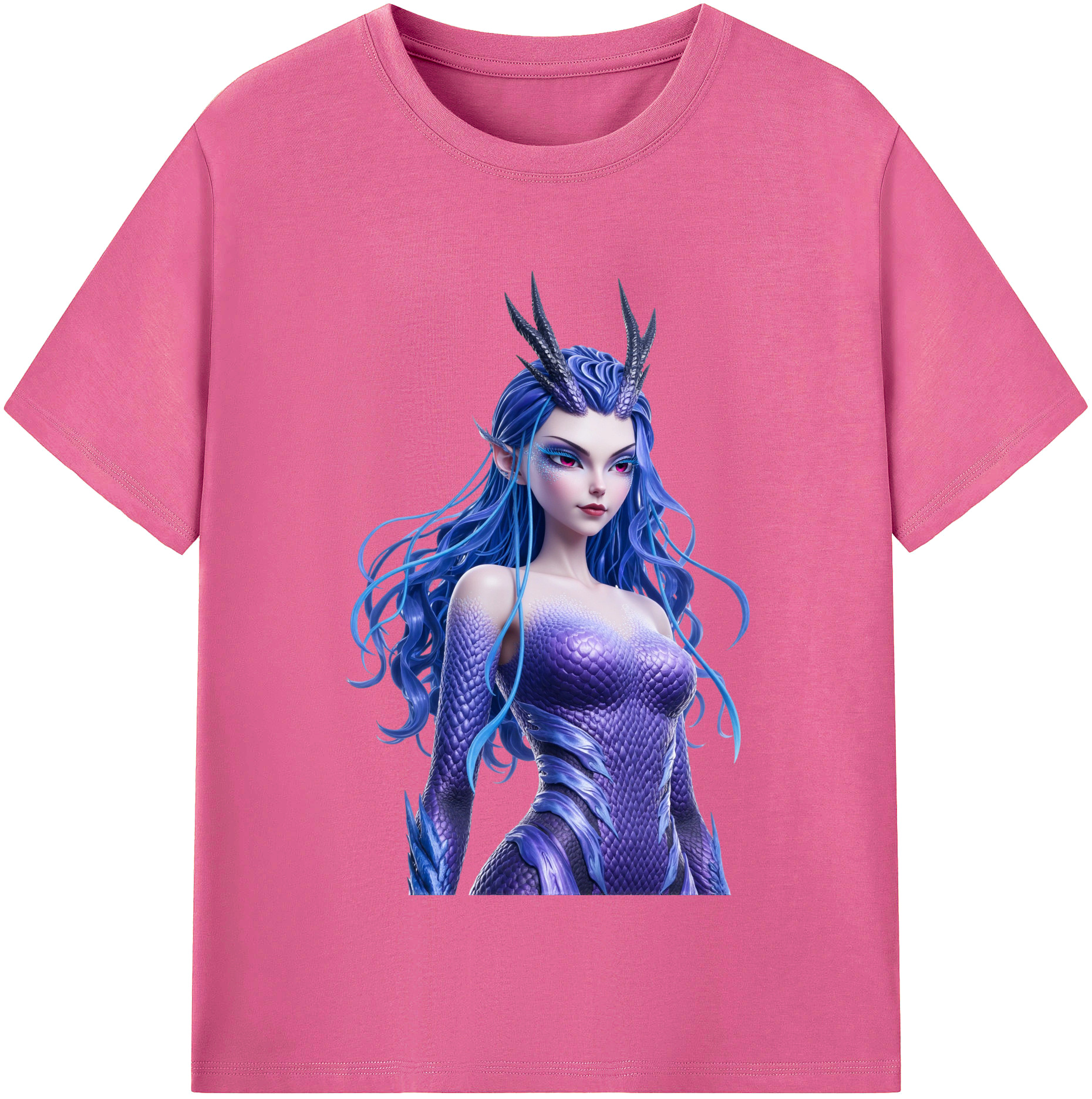 （画像用） Ne Zha 2 ナタ 魔童の大暴れ レディースカジュアルプリントTシャツ（綿100％）