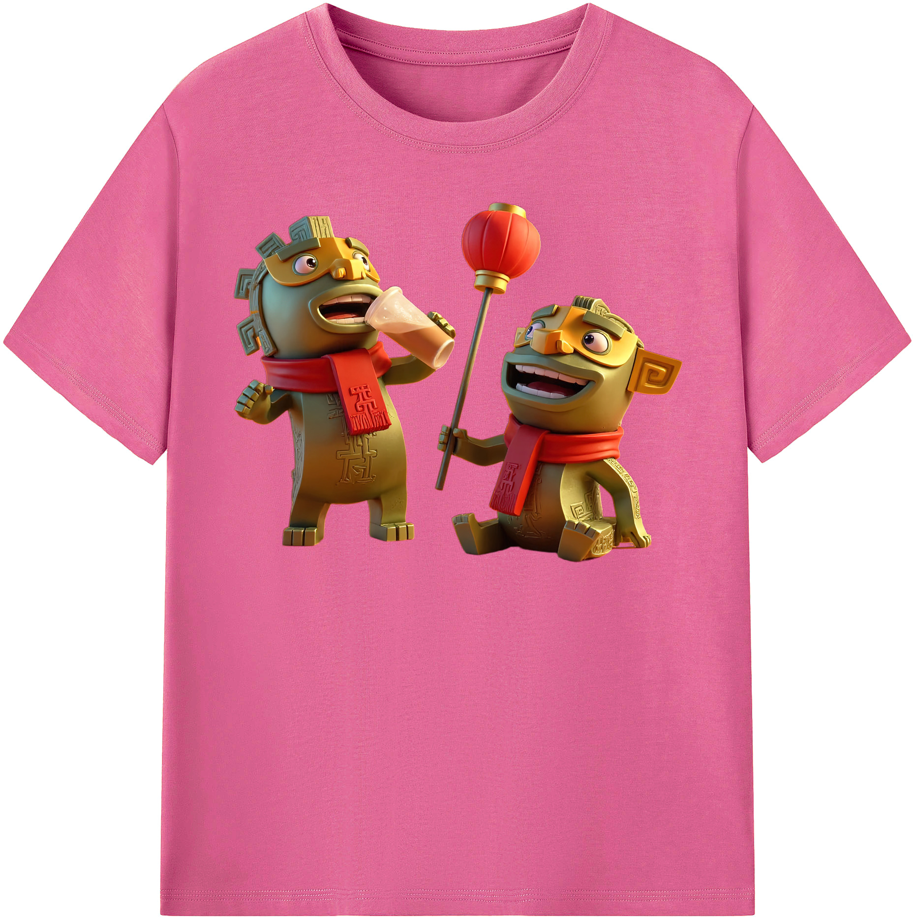 （画像用） Ne Zha 2 ナタ 魔童の大暴れ レディースカジュアルプリントTシャツ（綿100％）