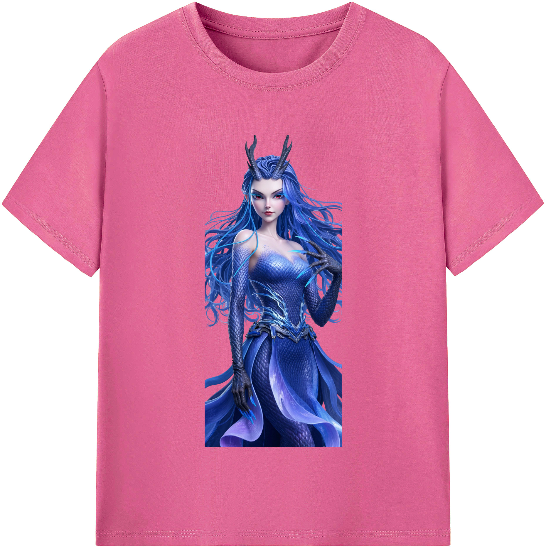 （画像用） Ne Zha 2 ナタ 魔童の大暴れ レディースカジュアルプリントTシャツ（綿100％）