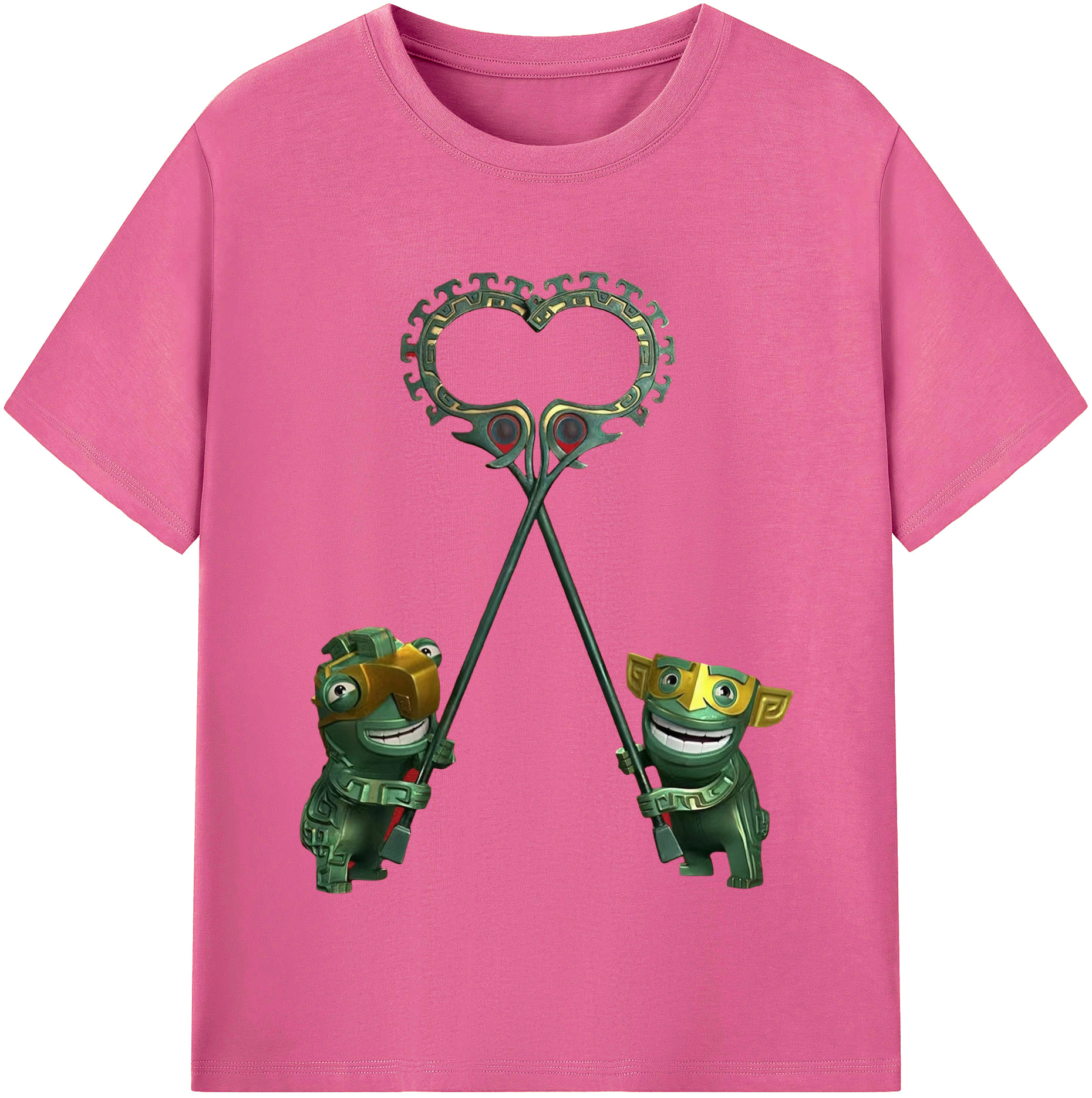 （画像用） Ne Zha 2 ナタ 魔童の大暴れ レディースカジュアルプリントTシャツ（綿100％）