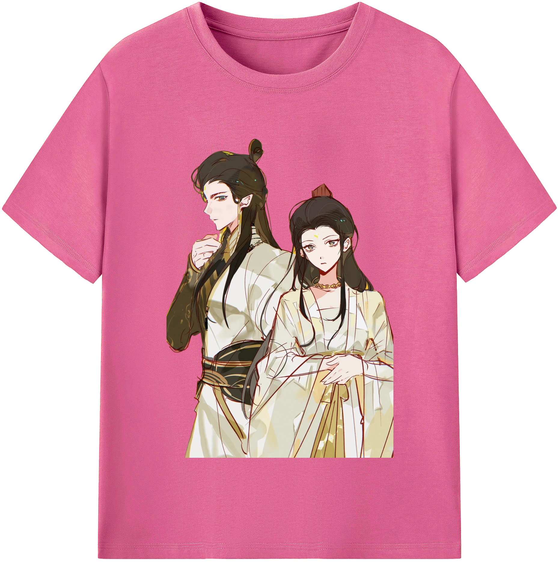 （画像用） Ne Zha 2 ナタ 魔童の大暴れ レディースカジュアルプリントTシャツ（綿100％）