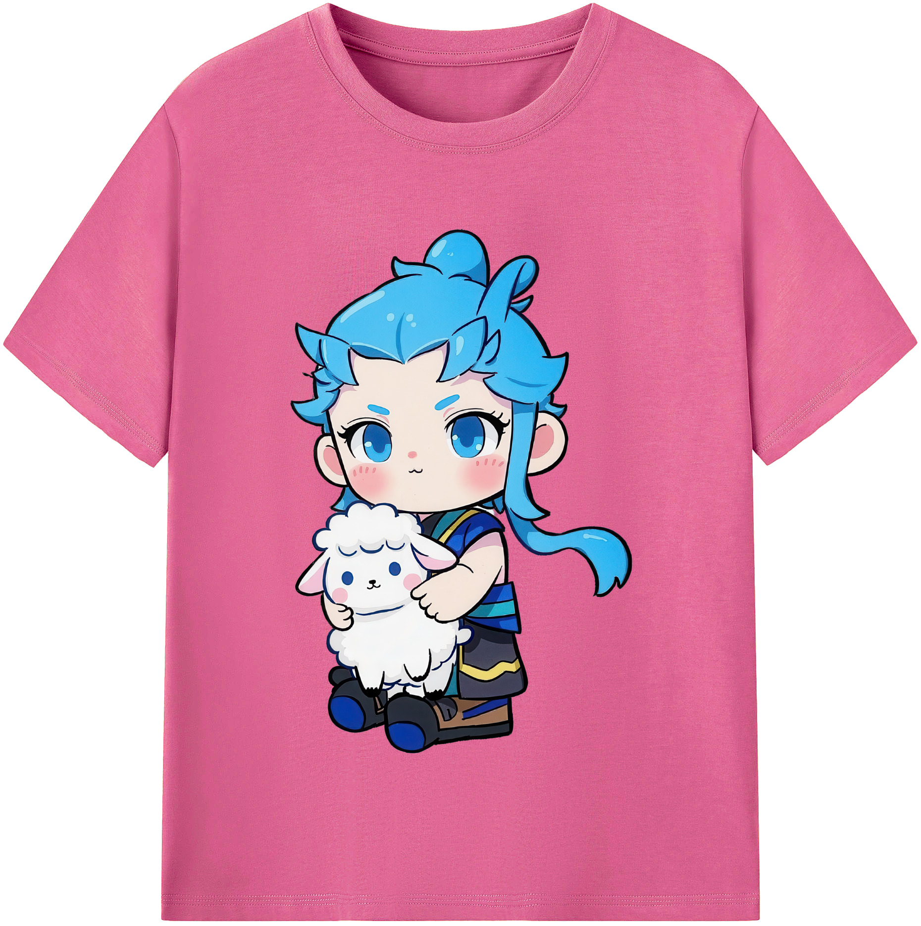 （画像用） Ne Zha 2 ナタ 魔童の大暴れ レディースカジュアルプリントTシャツ（綿100％）
