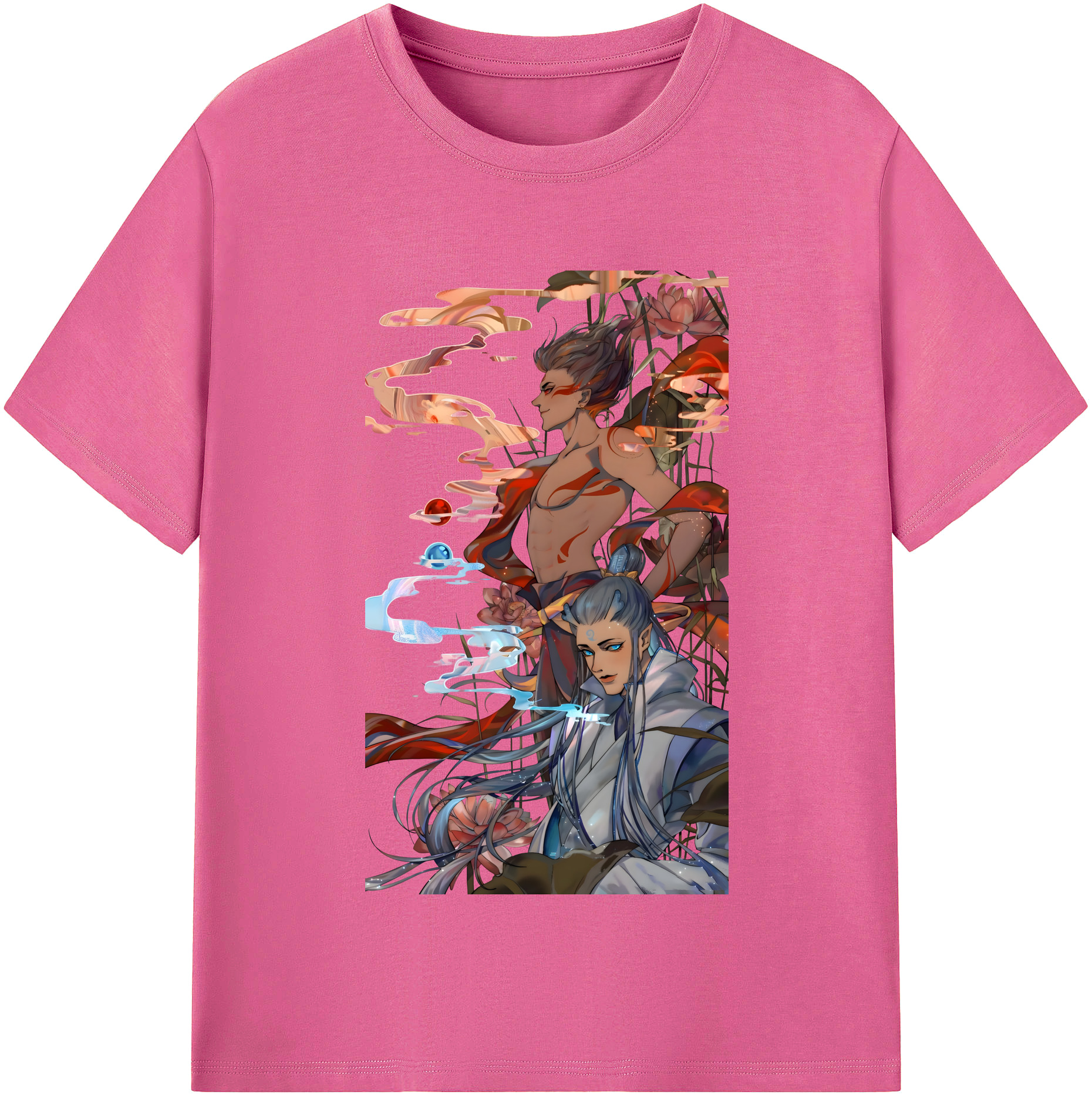 （画像用） Ne Zha 2 ナタ 魔童の大暴れ レディースカジュアルプリントTシャツ（綿100％）