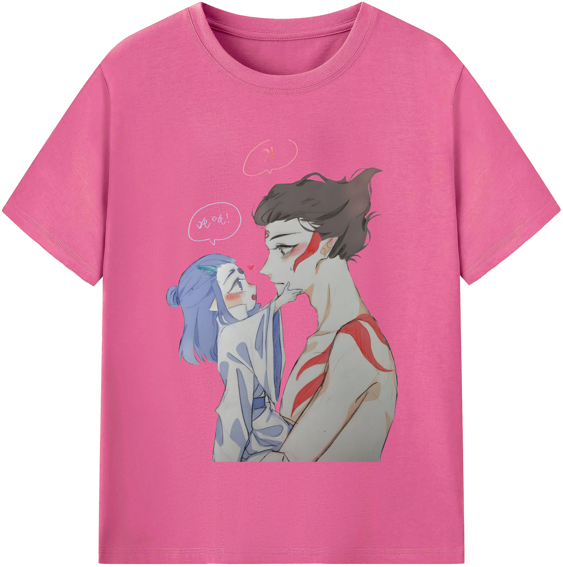 （画像用） Ne Zha 2 ナタ 魔童の大暴れ レディースカジュアルプリントTシャツ（綿100％）