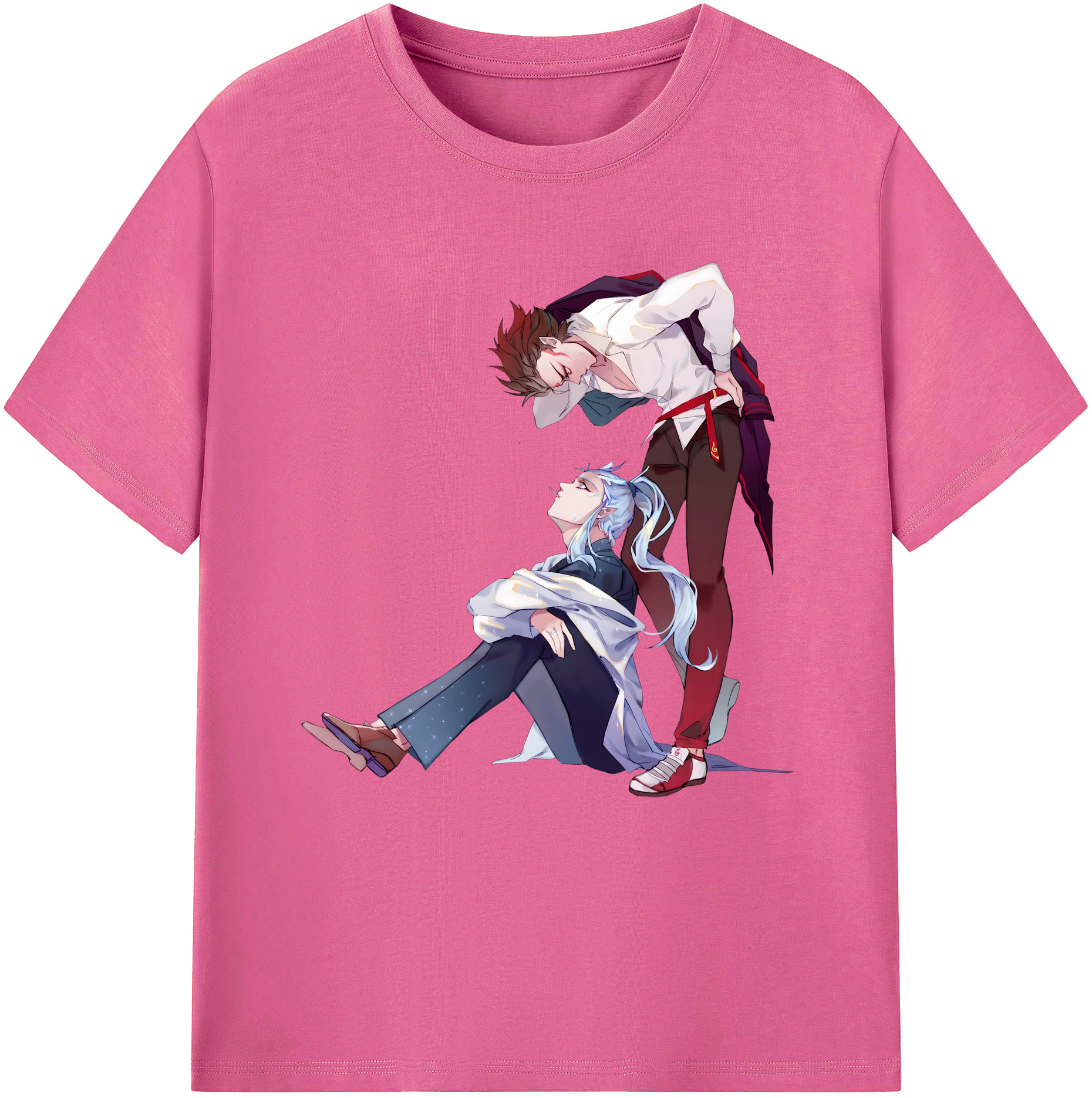 （画像用） Ne Zha 2 ナタ 魔童の大暴れ レディースカジュアルプリントTシャツ（綿100％）