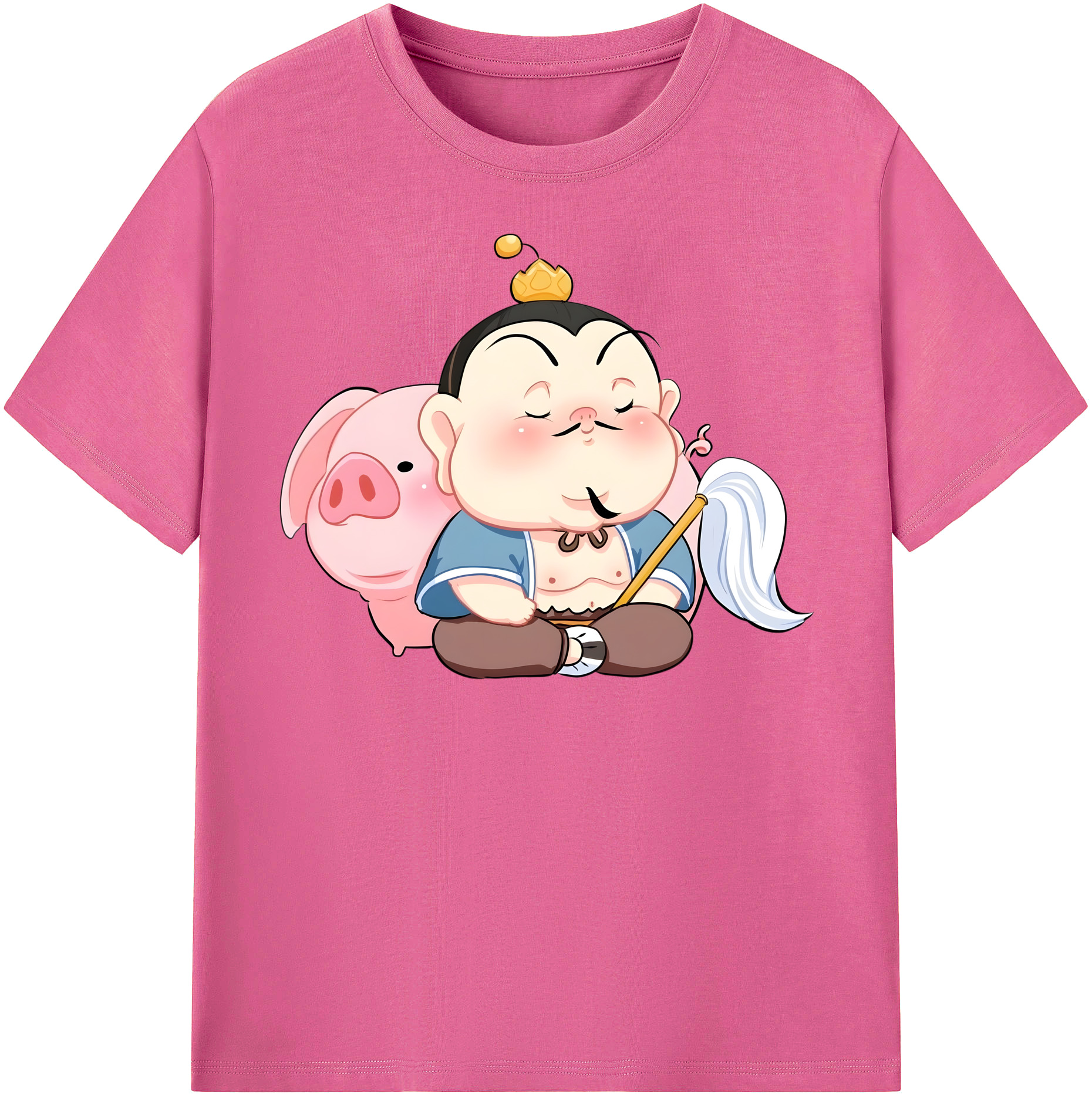 （画像用） Ne Zha 2 ナタ 魔童の大暴れ レディースカジュアルプリントTシャツ（綿100％）