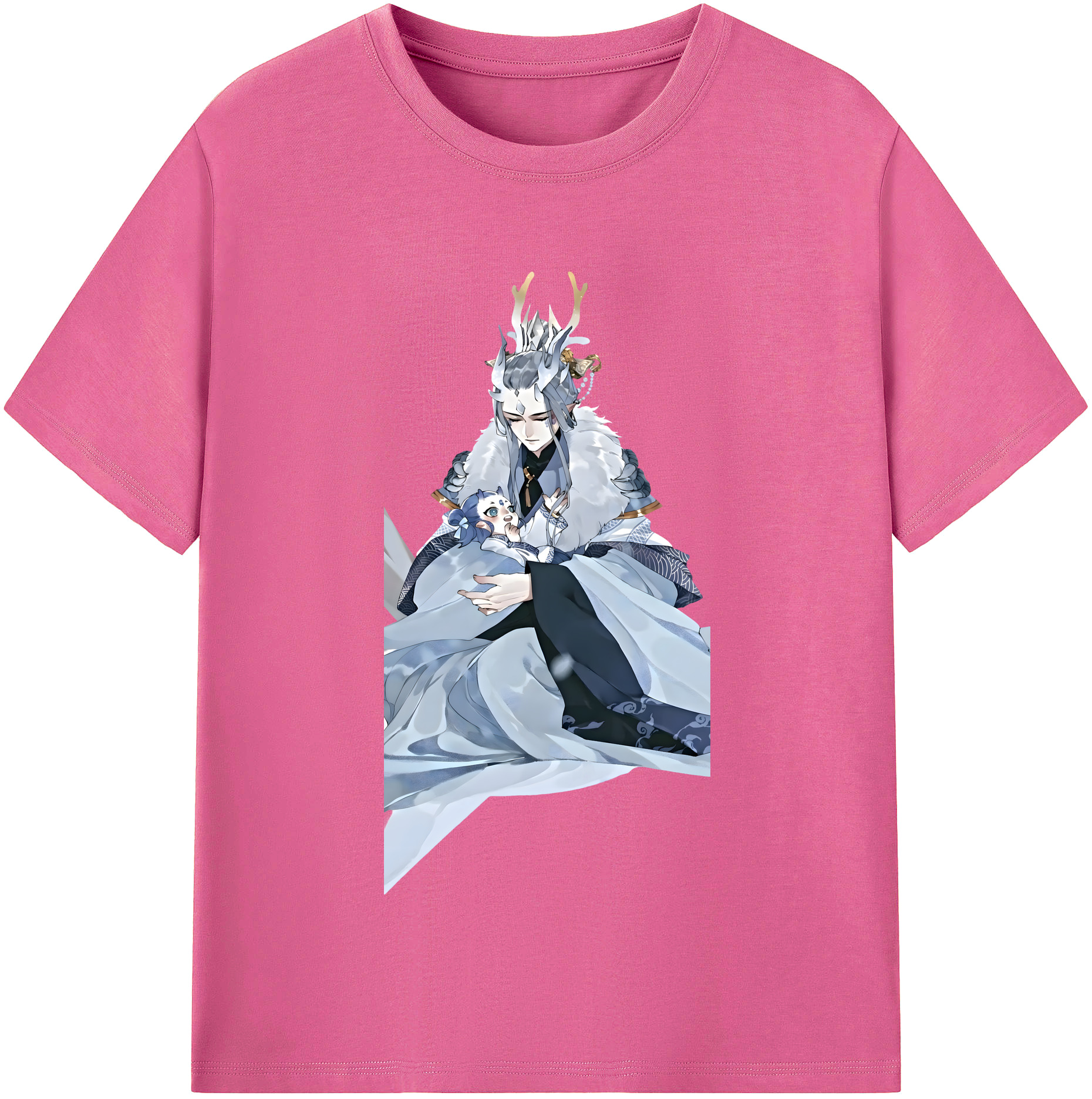 （画像用） Ne Zha 2 ナタ 魔童の大暴れ レディースカジュアルプリントTシャツ（綿100％）