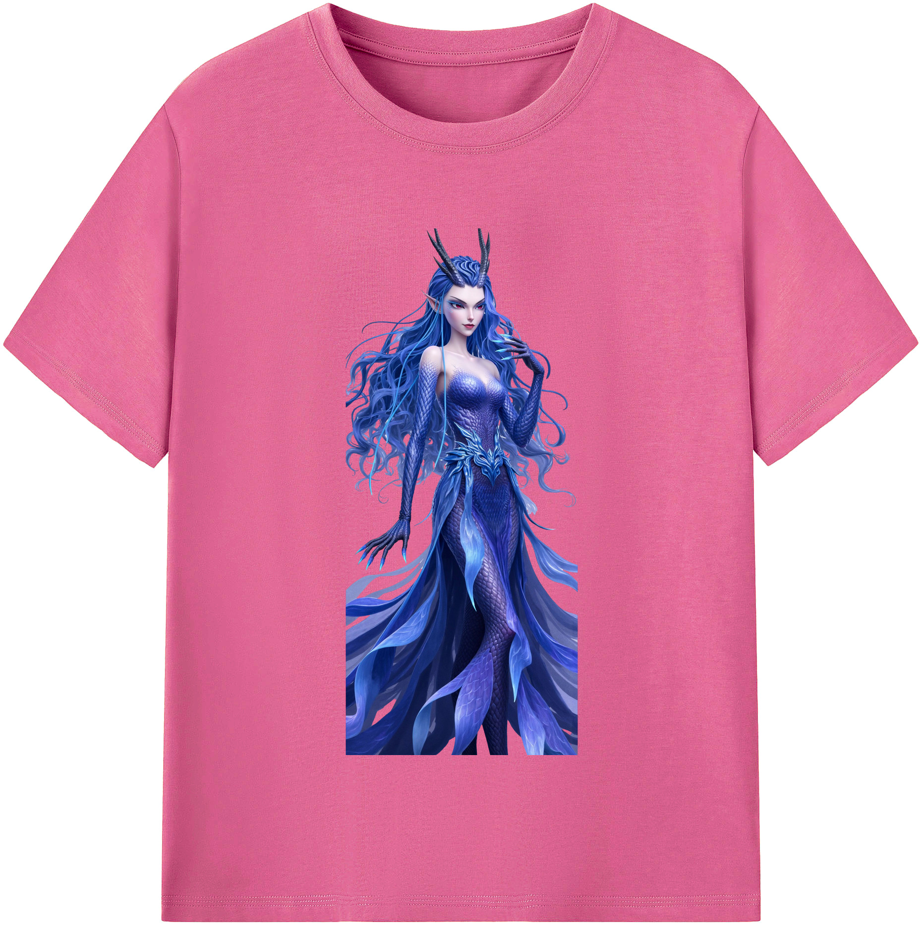 （画像用） Ne Zha 2 ナタ 魔童の大暴れ レディースカジュアルプリントTシャツ（綿100％）