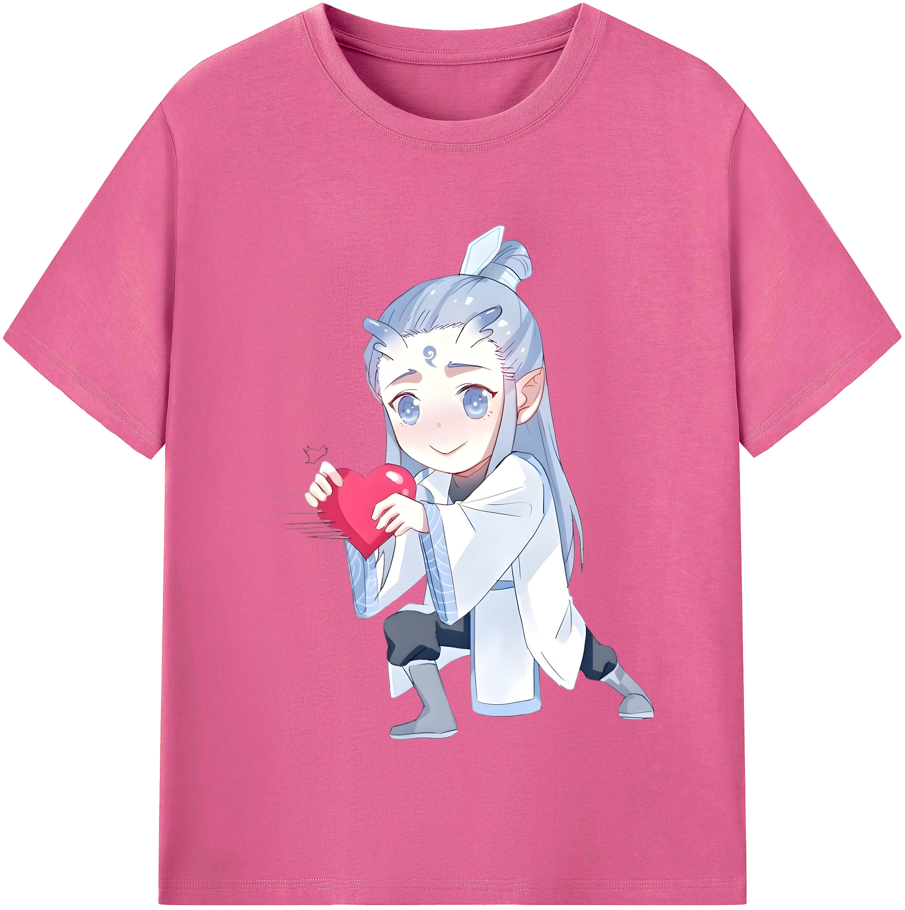 （画像用） Ne Zha 2 ナタ 魔童の大暴れ レディースカジュアルプリントTシャツ（綿100％）