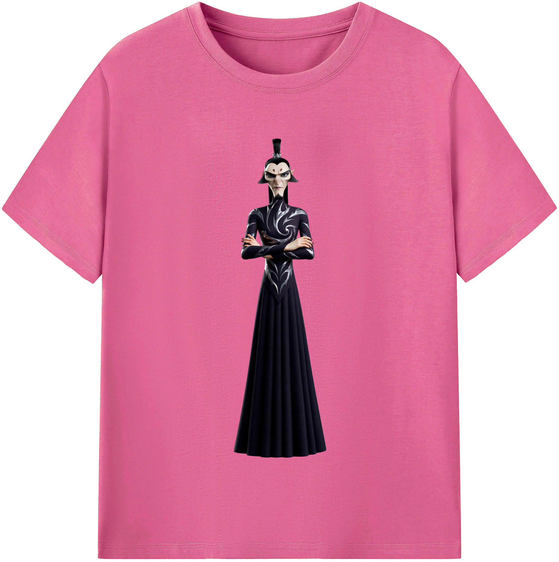 （画像用） Ne Zha 2 ナタ 魔童の大暴れ レディースカジュアルプリントTシャツ（綿100％）