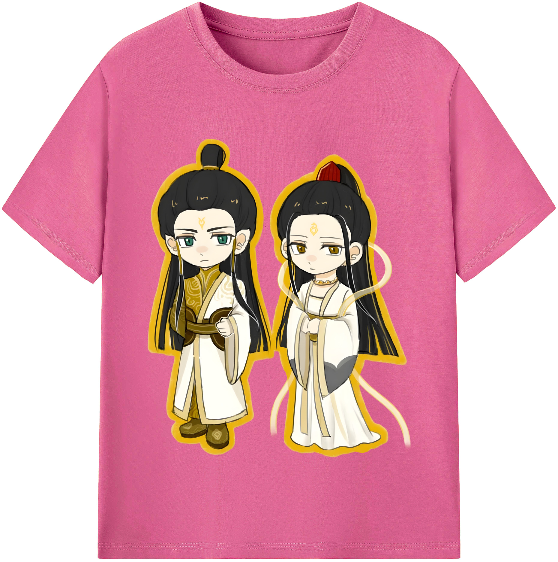 （画像用） Ne Zha 2 ナタ 魔童の大暴れ レディースカジュアルプリントTシャツ（綿100％）